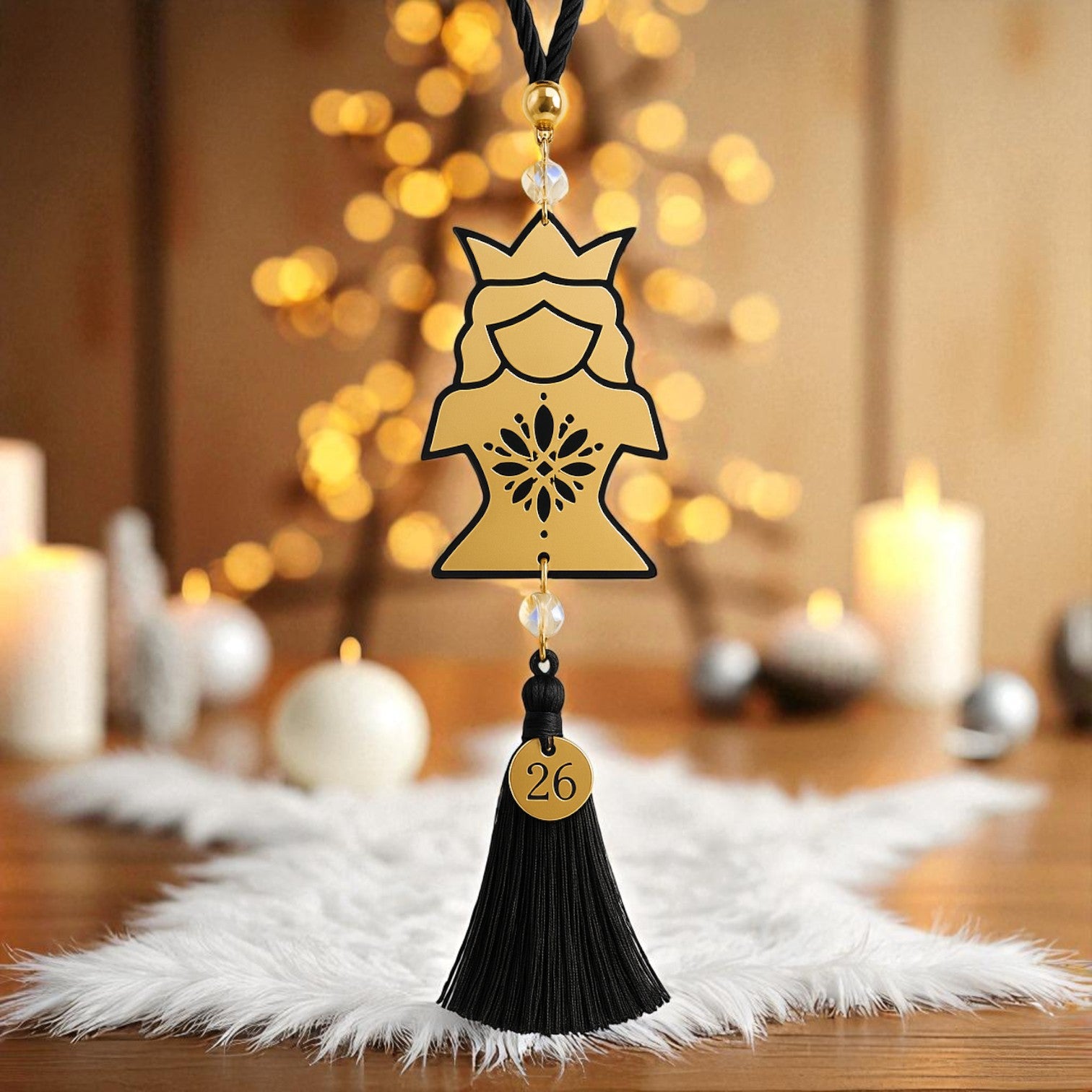 Κρεμαστό Γούρι 2026 Queen – Συλλογή CHESS BOLD - So Cute by Dimi