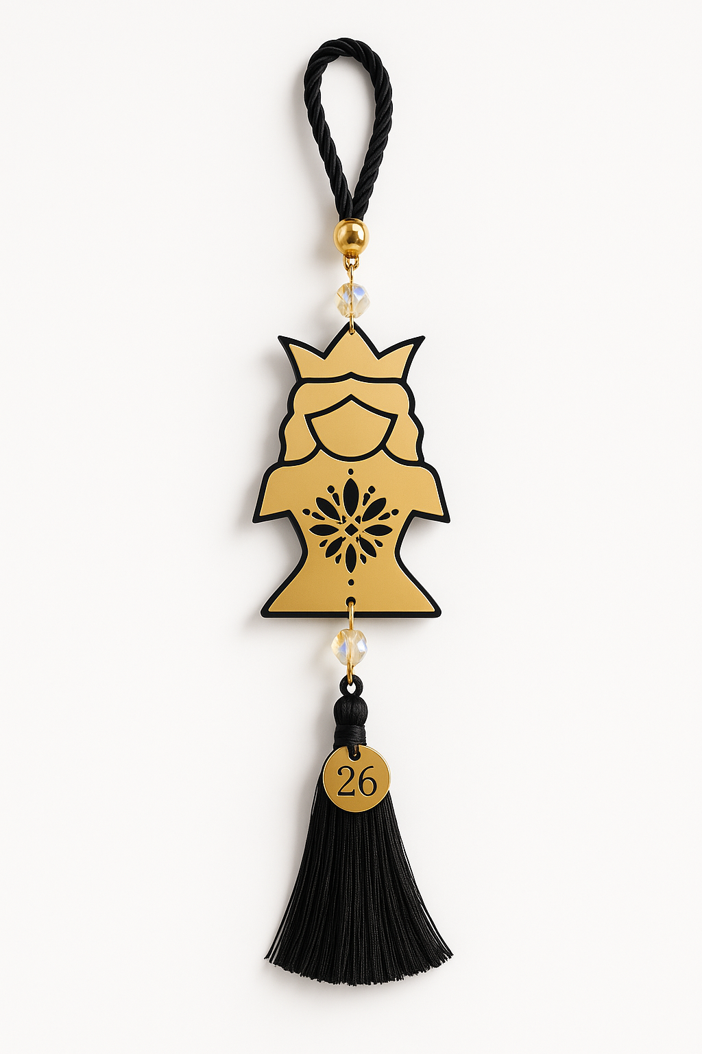 Κρεμαστό Γούρι 2026 Queen – Συλλογή CHESS BOLD - So Cute by Dimi