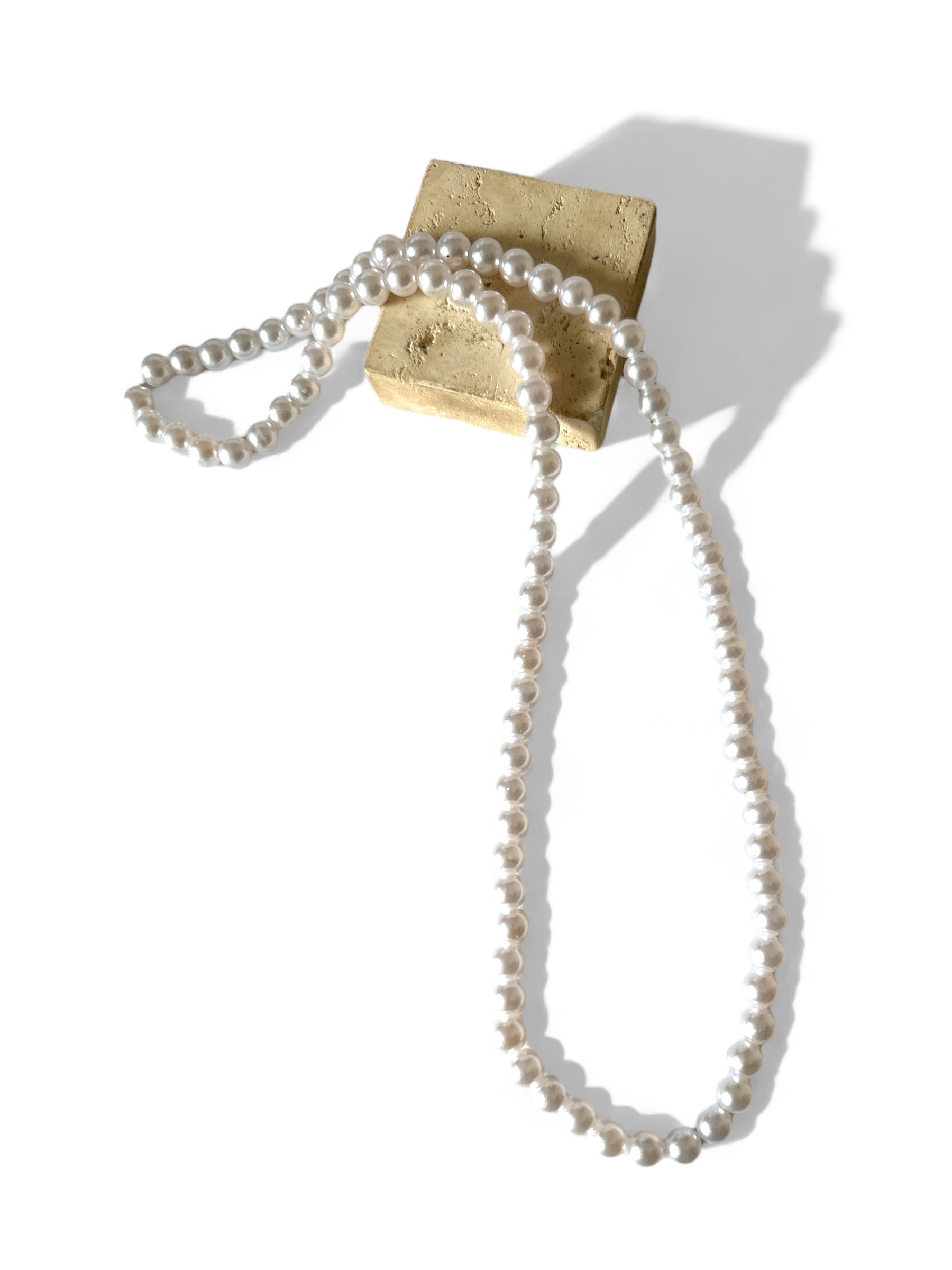 Χειροποίητο μακρύ κολιέ με πέρλες 10 mm – Pearl Grace Necklace – So Cute by Dimi