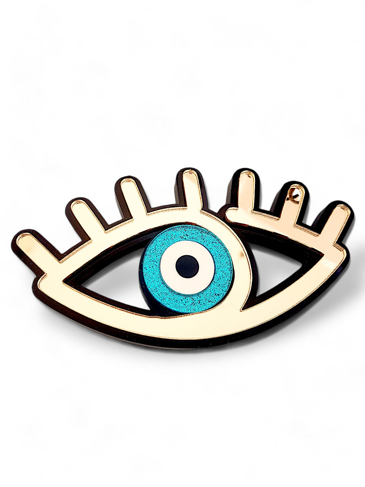 Επιτραπέζιο γούρι οβάλ μάτι με βλέφαρα - So Cute by Dimi