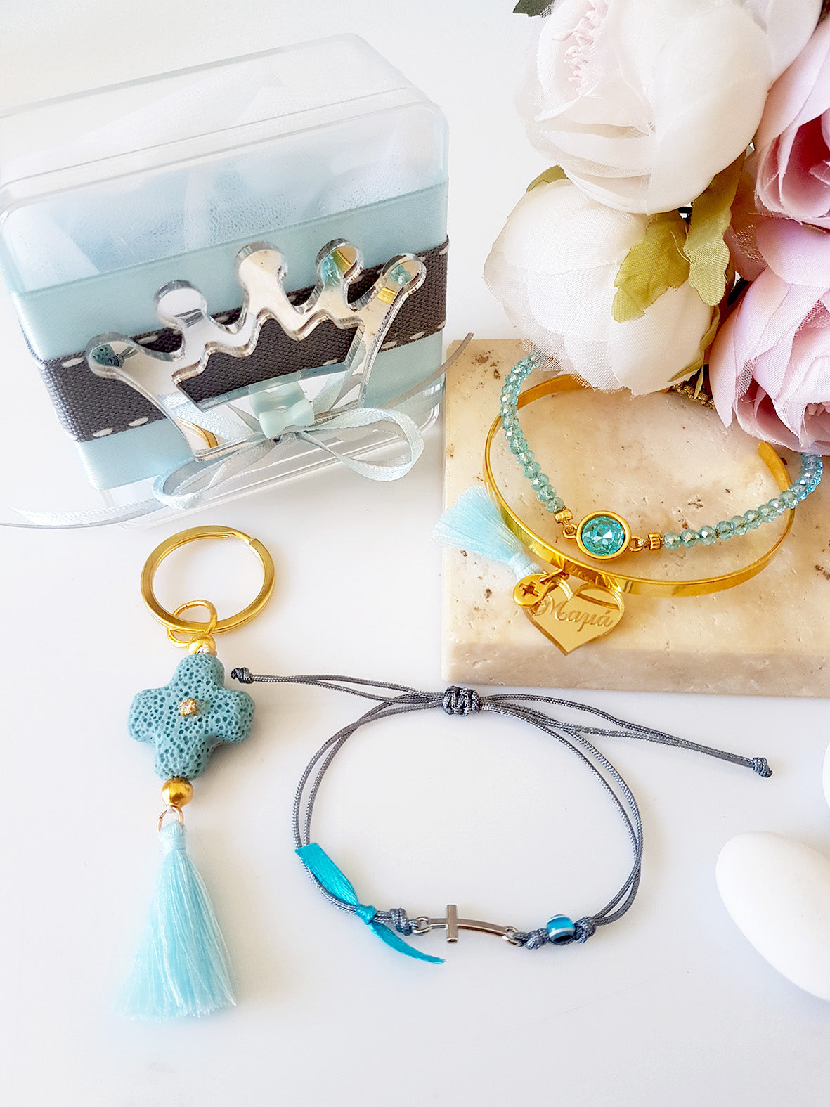 Mπομπονιέρα βάπτισης κορώνα - So Cute by Dimi