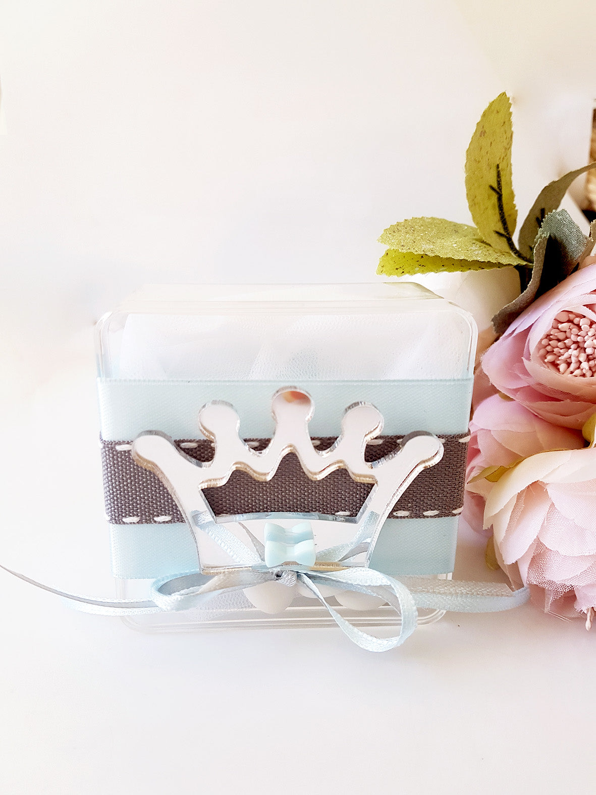 Mπομπονιέρα βάπτισης κορώνα - So Cute by Dimi