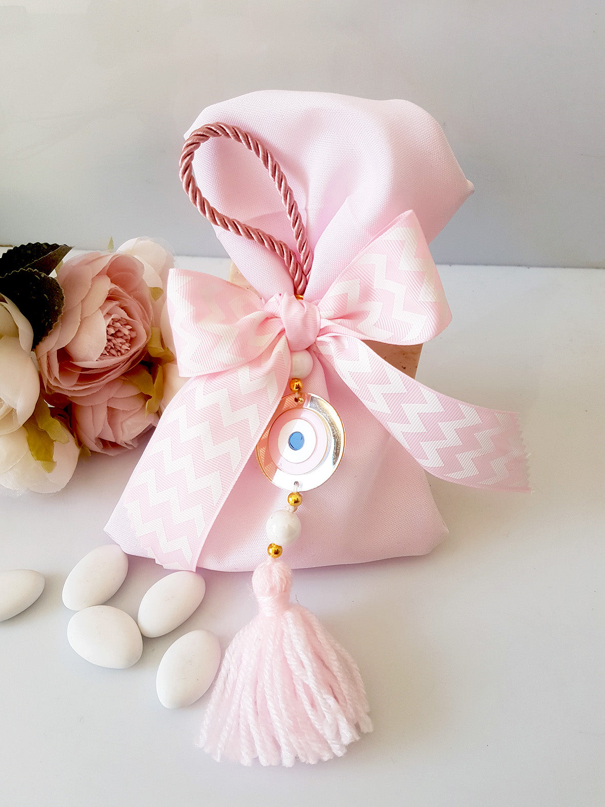 Μπομπονιέρα βάπτισης με γούρι μάτι - So Cute by Dimi