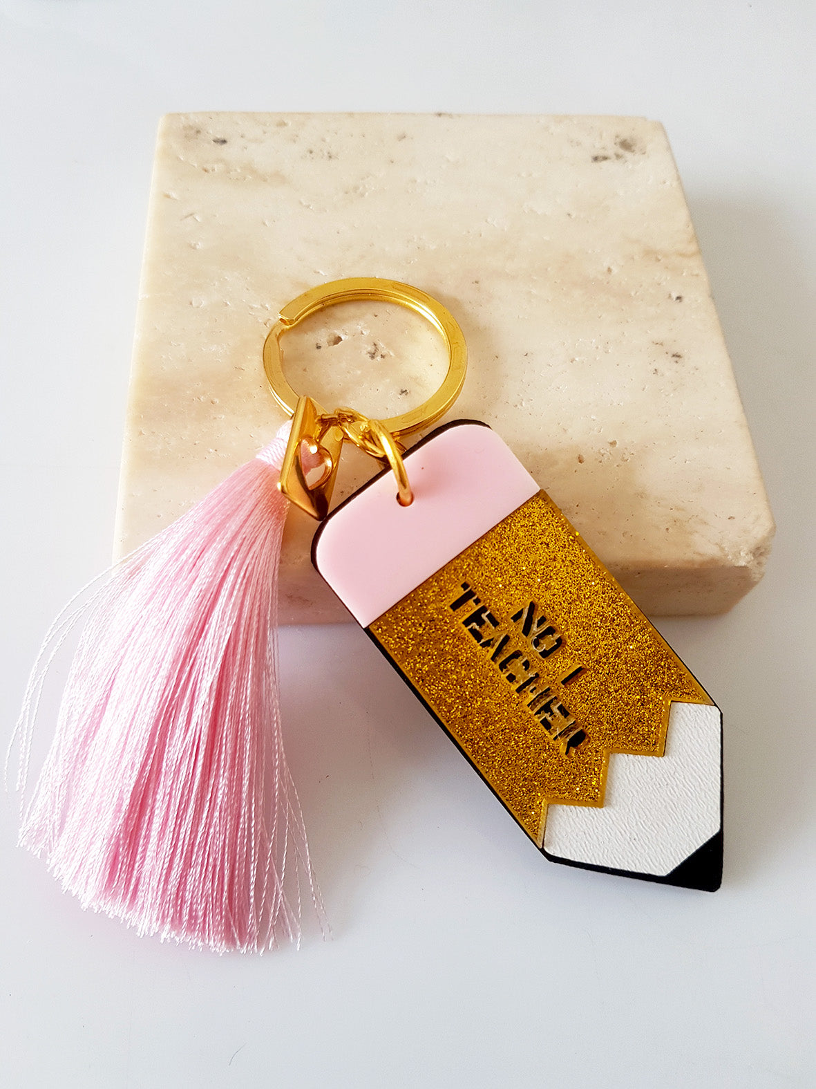 Μπρελόκ μολύβι No1 Teacher - So Cute by Dimi