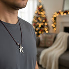 Κολιέ γούρι 2026 με αστέρι από ζαμάκ και κορδόνι αυξομείωσης – So Cute by Dimi