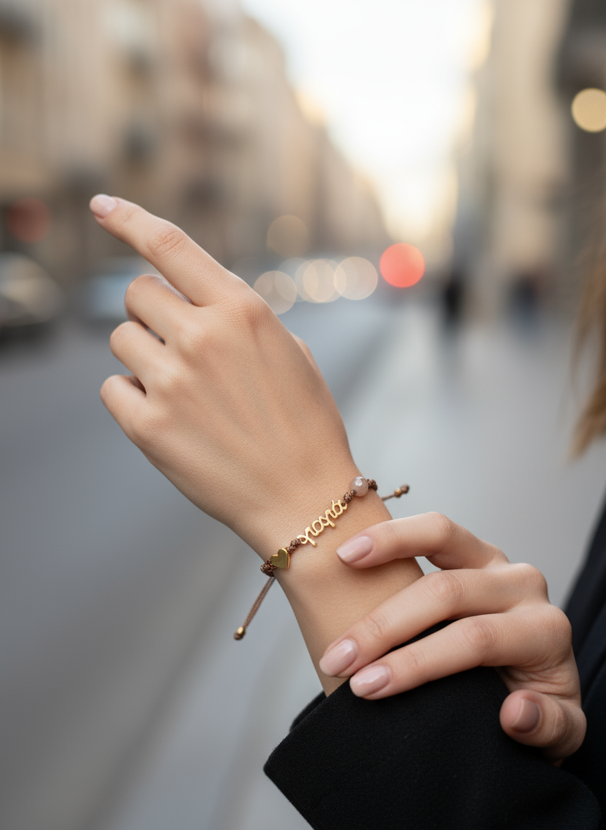 Βραχιόλι γιαγιά με καρδιά - So Cute by Dimi