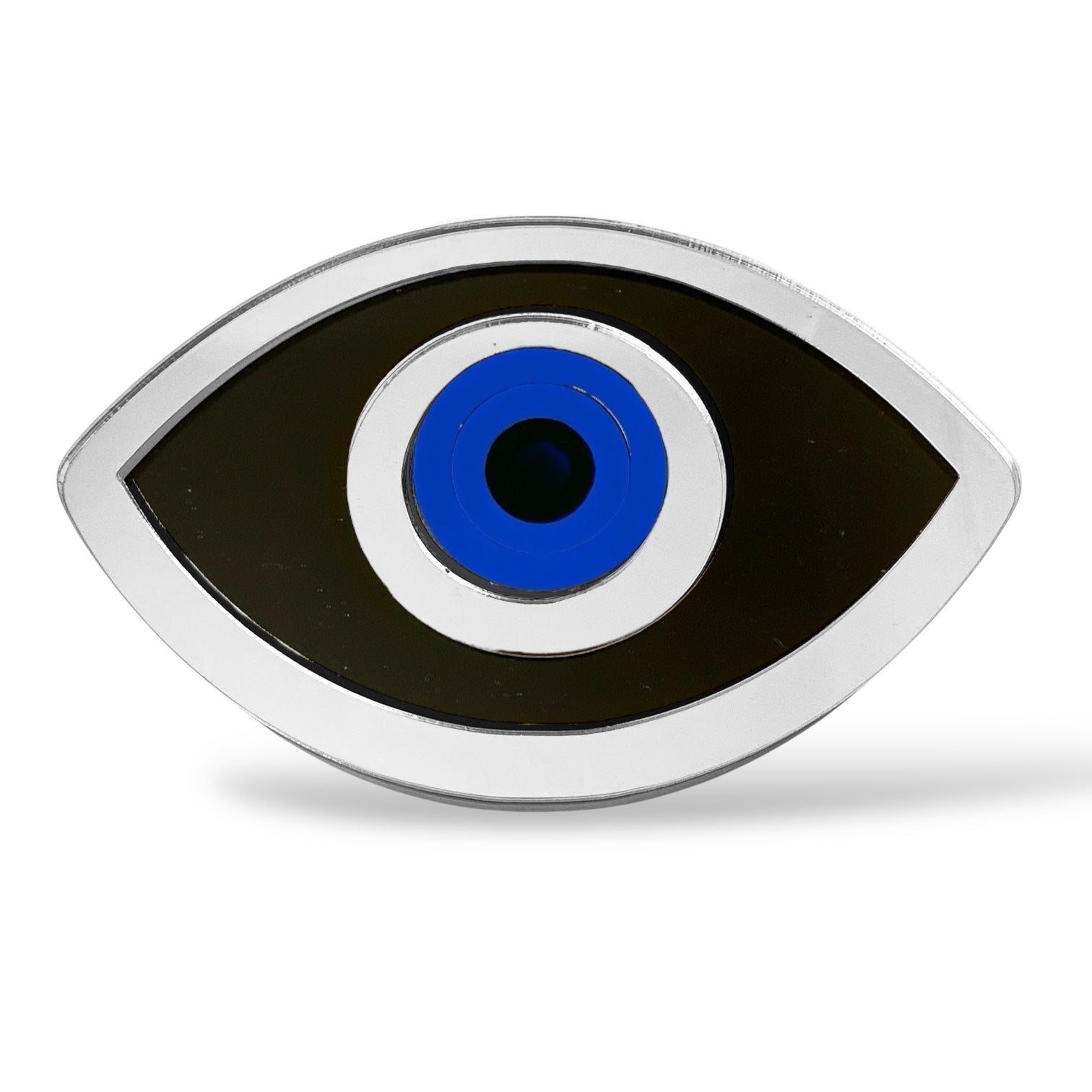 👁️ Επιτραπέζιο Γούρι Μάτι Plexiglass με Χρυσό Καθρέφτη & Λάμψη - So Cute by Dimi