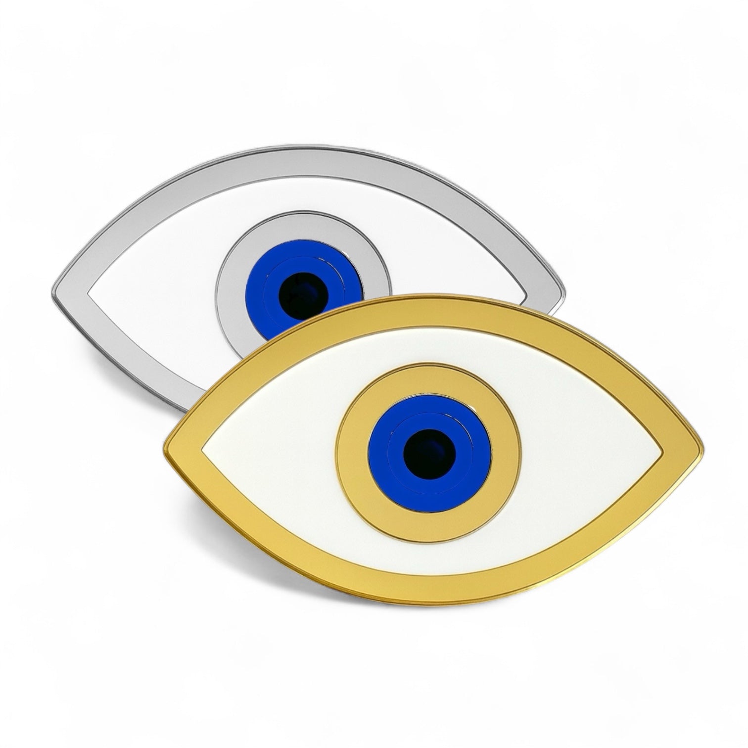 👁️ Επιτραπέζιο Γούρι Μάτι Plexiglass με Χρυσό Καθρέφτη & Λάμψη - So Cute by Dimi