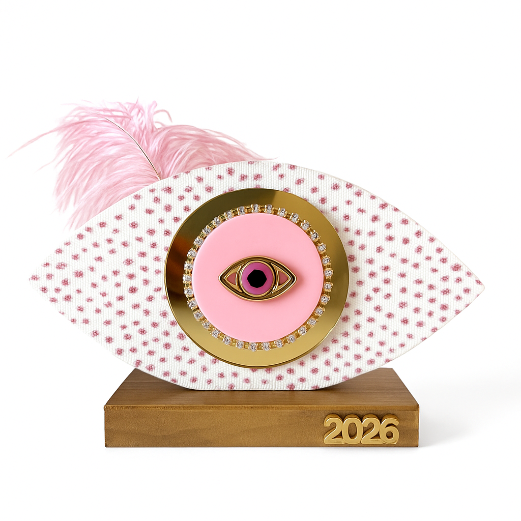 Merry & Pink επιτραπέζιο οβάλ γούρι - So Cute by Dimi