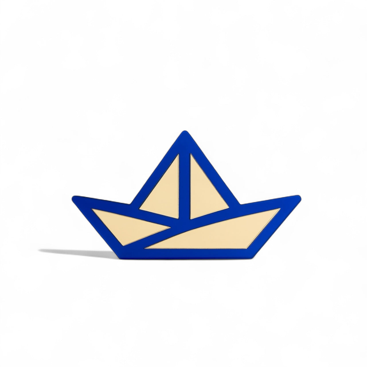 Γούρι καραβάκι από plexiglass καθρέφτη με περίγραμμα – So Cute by Dimi