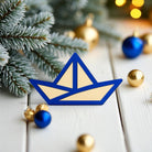 Γούρι καραβάκι από plexiglass καθρέφτη με περίγραμμα – So Cute by Dimi