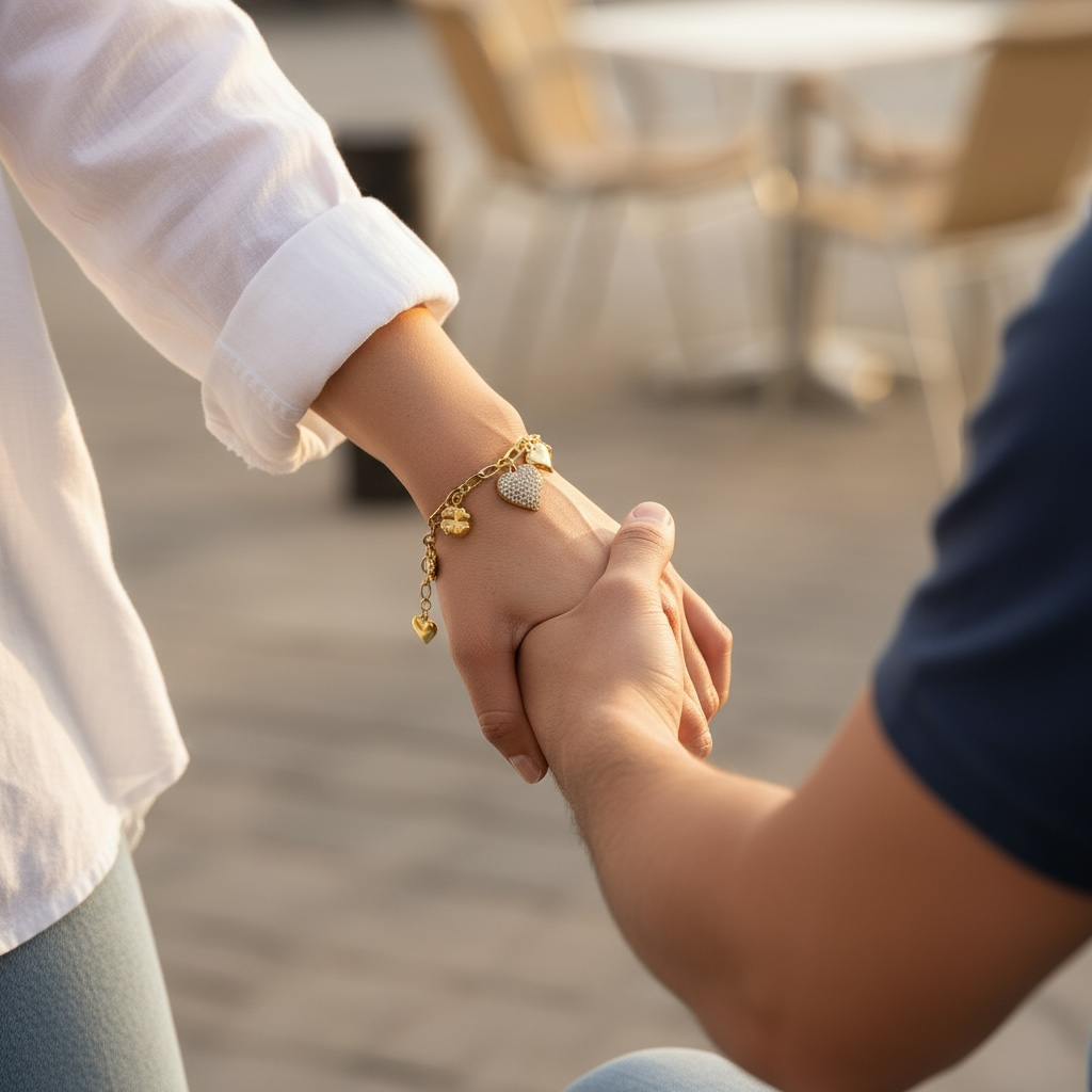 Βραχιόλι “Lucky Love” με Καρδιές & Τετράφυλλα - So Cute by Dimi