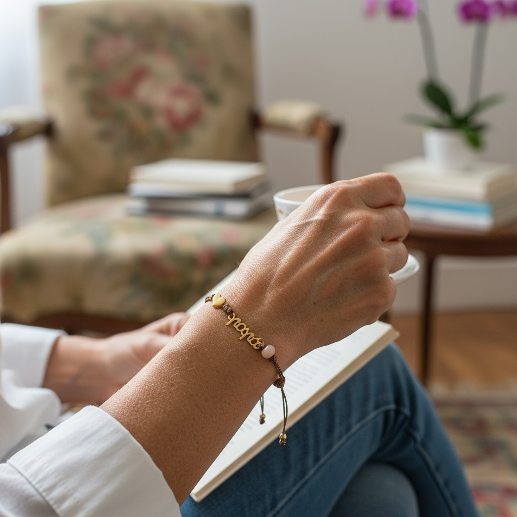 Βραχιόλι γιαγιά με καρδιά - So Cute by Dimi