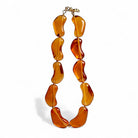 Molten Wave Necklace – Κολιέ από ρητίνη & ατσάλι σε 3 χρώματα | So Cute by Dimi