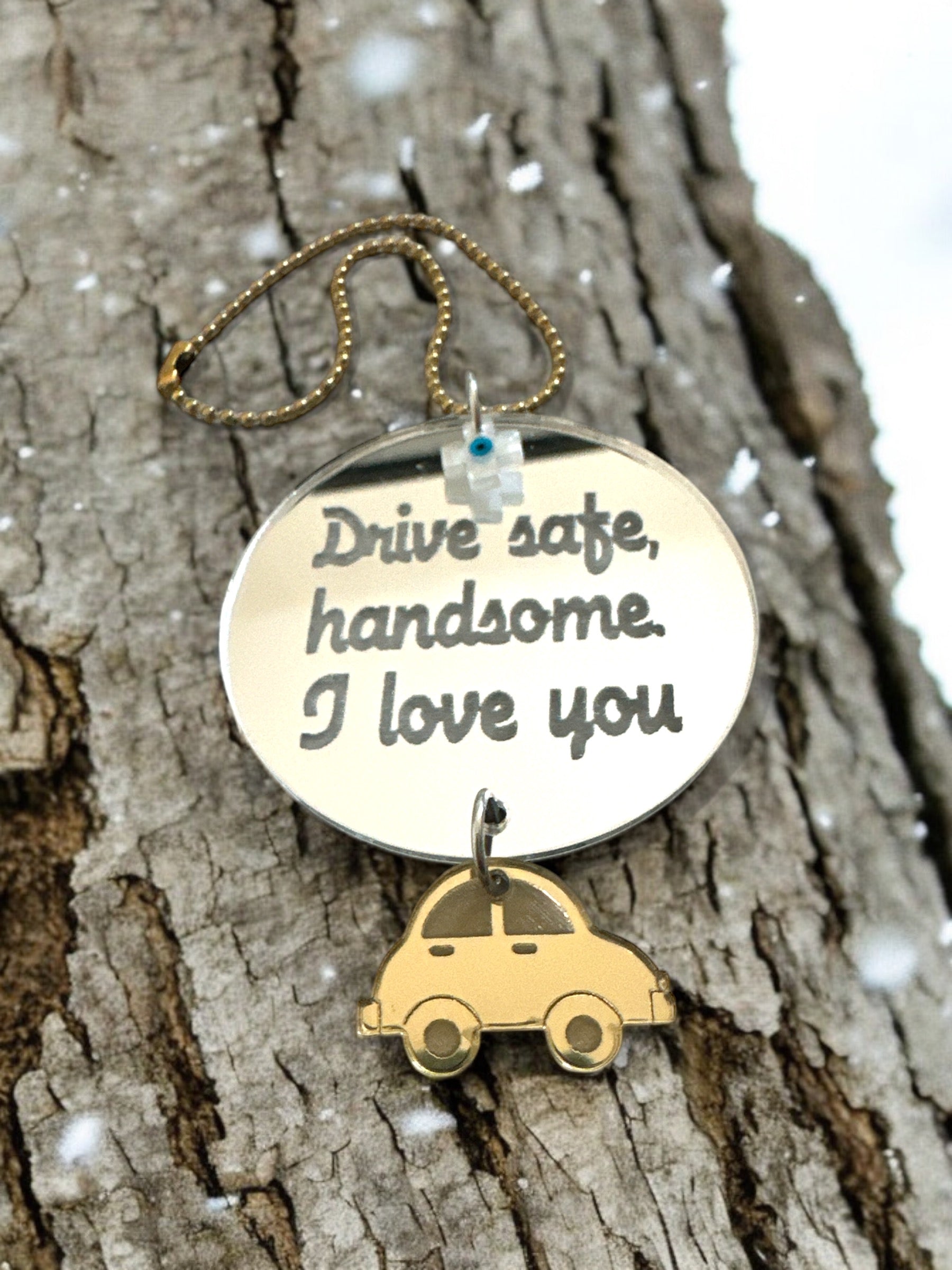 Γούρι αυτοκινήτου "Drive safe handsome" - So Cute by Dimi