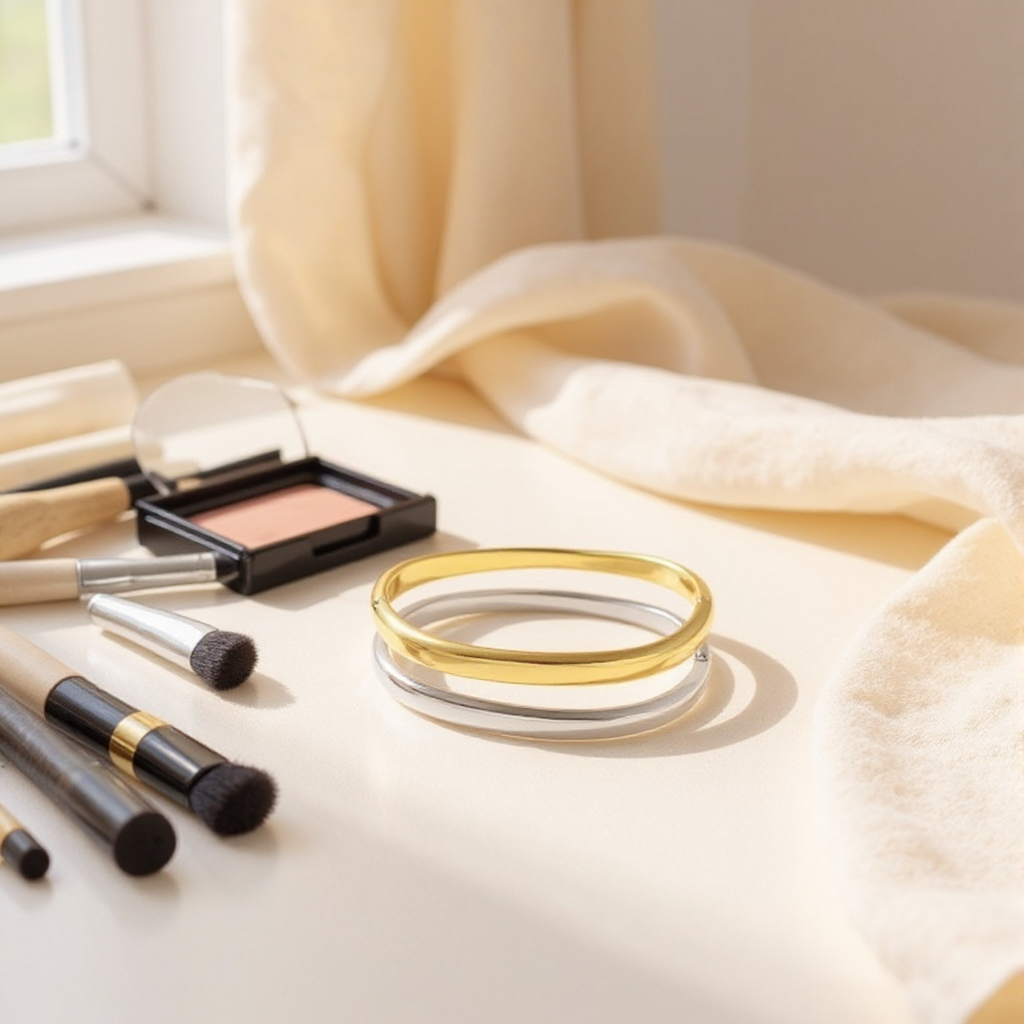 Βραχιόλι “Oval Sleek” από Ατσάλι - So Cute by Dimi