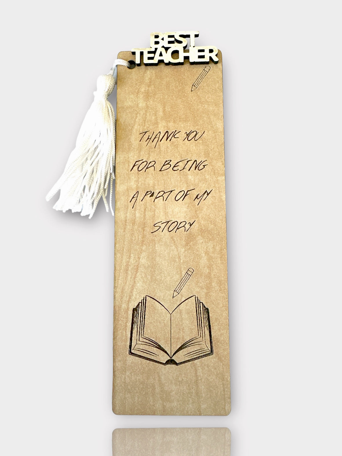 Ξύλινος σελιδοδείκτης Best Teacher - So Cute by Dimi