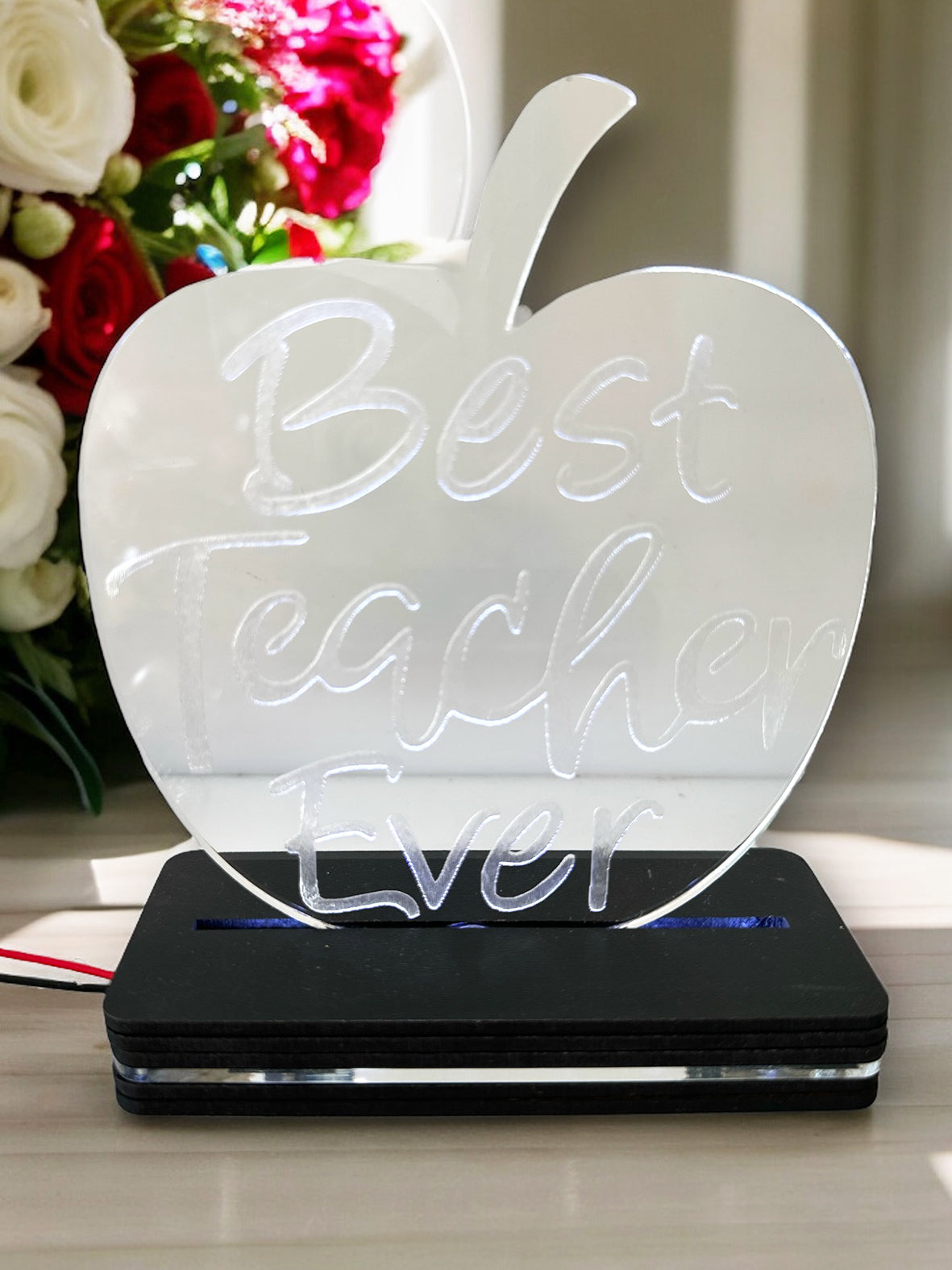 Φωτιστικό led Apple Best Teacher Ever - So Cute by Dimi