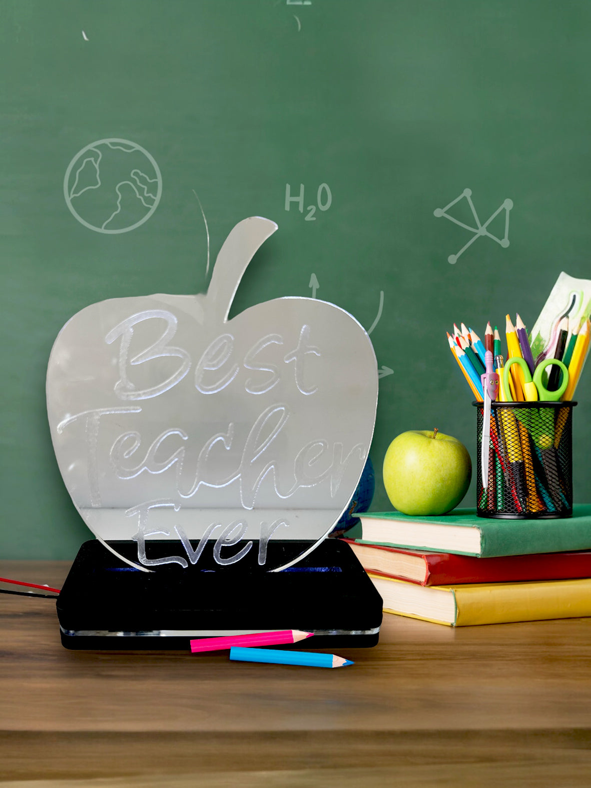 Φωτιστικό led Apple Best Teacher Ever - So Cute by Dimi