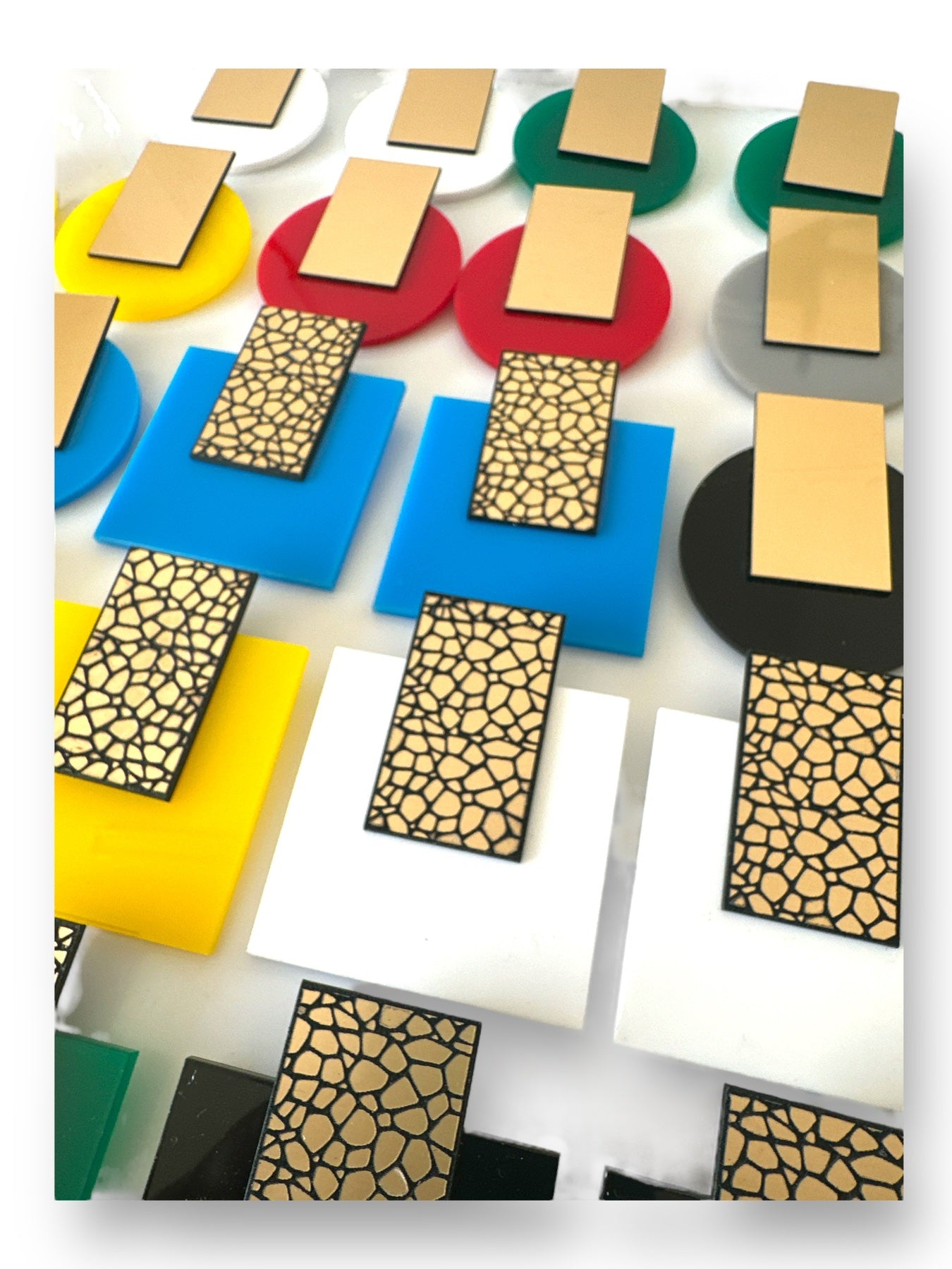 earrings plexiglass σκουλαρίκια So Cute by Dimi