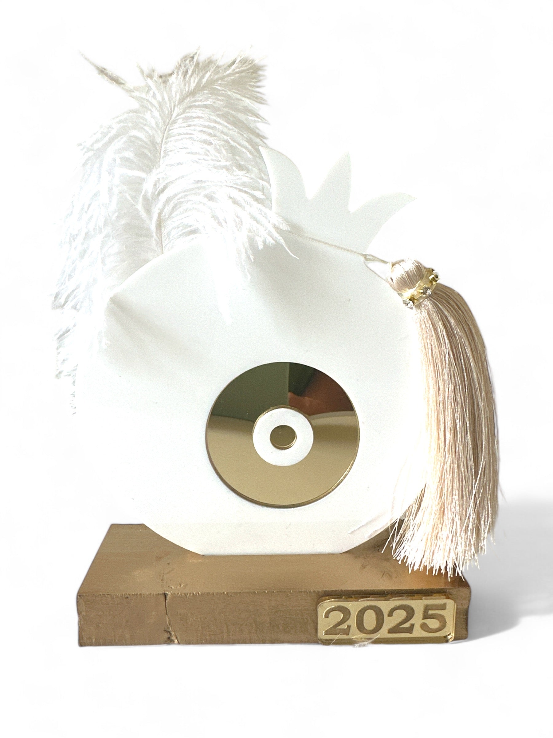 Επιτραπέζιο γούρι Ρόδι με μάτι, φτερό και φούντα - So Cute by Dimi