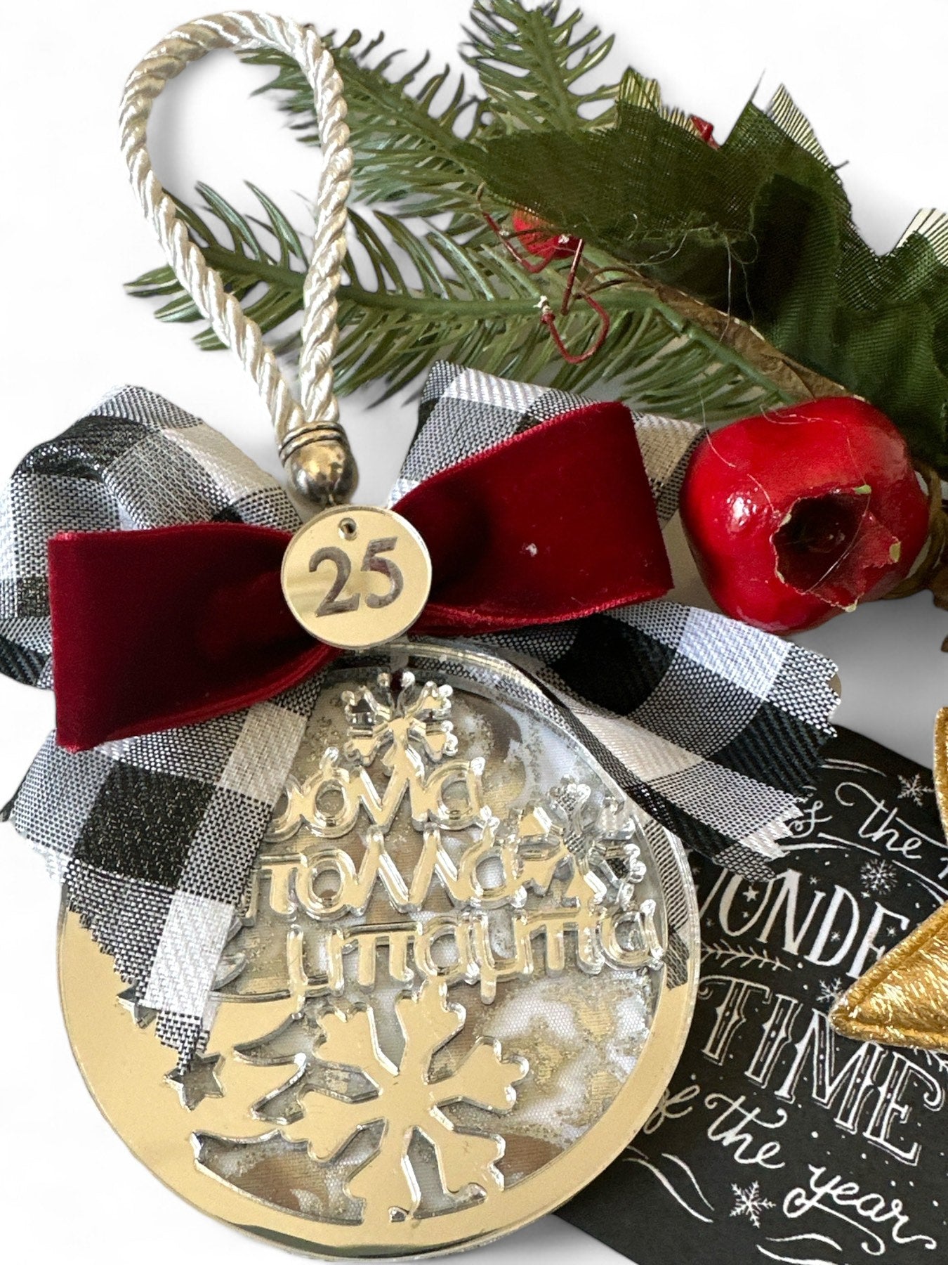 Κρεμαστό γούρι Χρόνια πολλά Μπαμπά - So Cute by Dimi