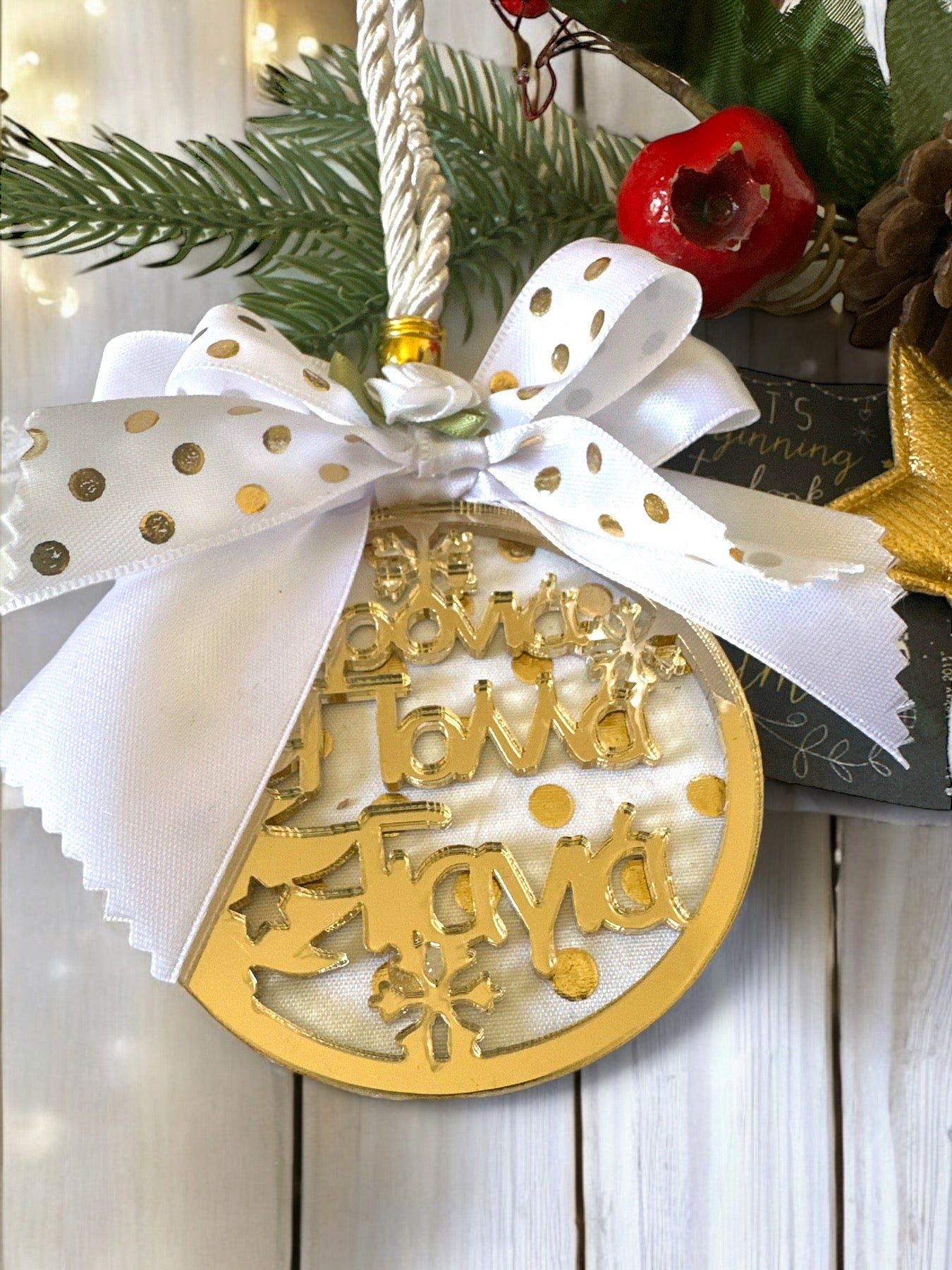 Κρεμαστό γούρι Χρόνια πολλά Γιαγιά - So Cute by Dimi