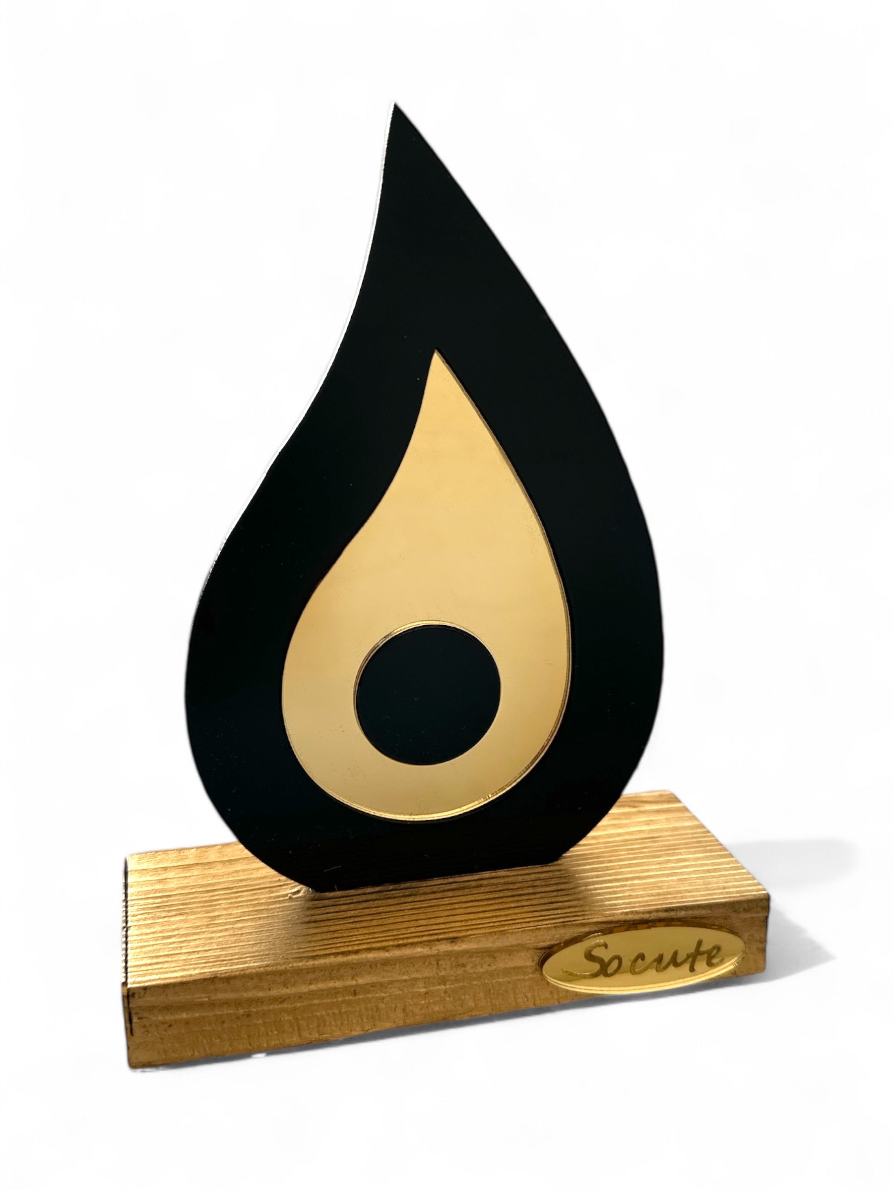 Γούρι σταγόνα μάτι σε βάση μαύρο - So Cute by Dimi