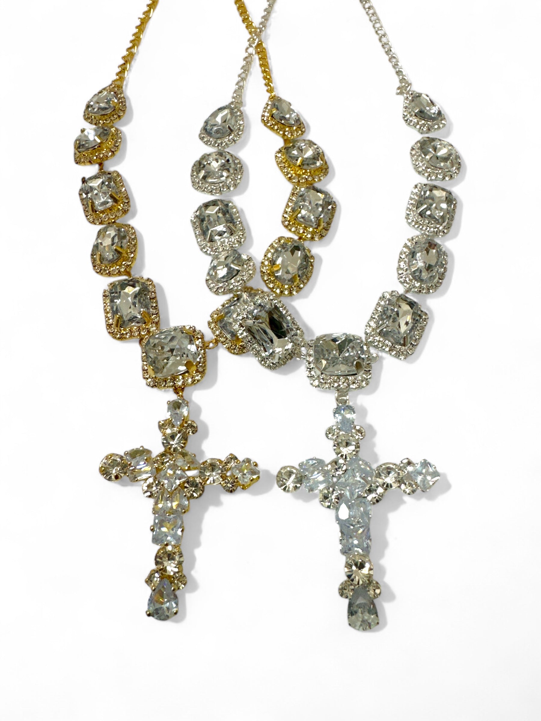 CRYSTAL CROSS NECKLACE - So Cute by Dimi