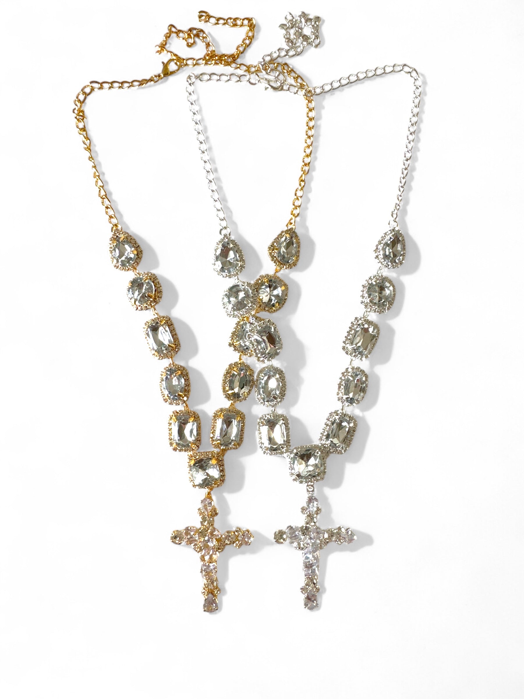 CRYSTAL CROSS NECKLACE - So Cute by Dimi