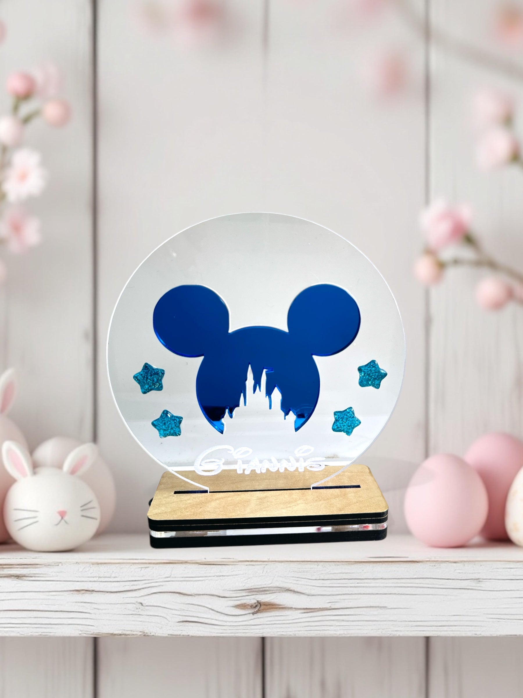 Φωτιστικό led Mίκυ με όνομα - So Cute by Dimi