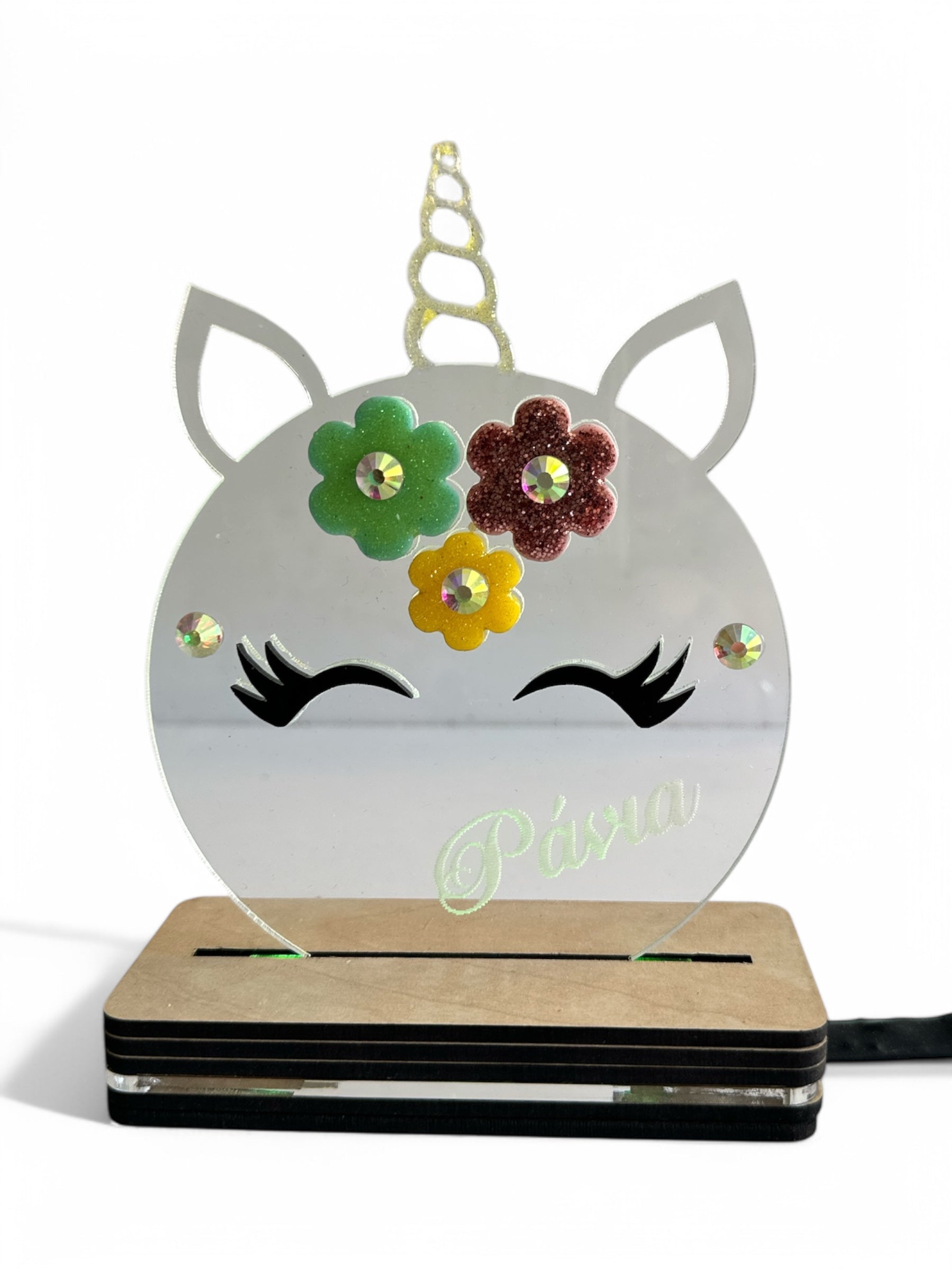 Φωτιστικό Unicorn με όνομα - So Cute by Dimi