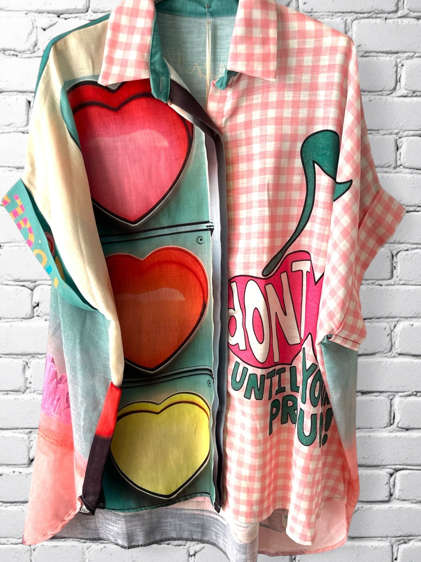CANDY POP OVERSIZED SHIRT - So Cute by Dimi