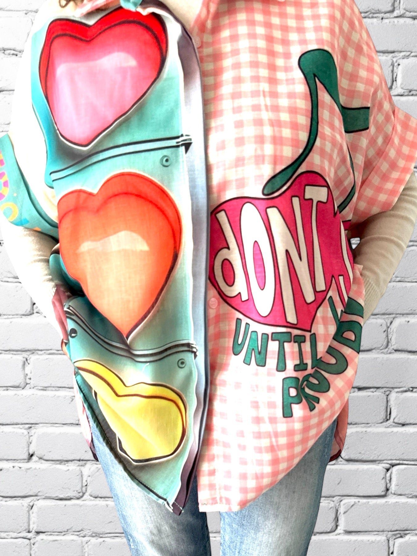 CANDY POP OVERSIZED SHIRT - So Cute by Dimi