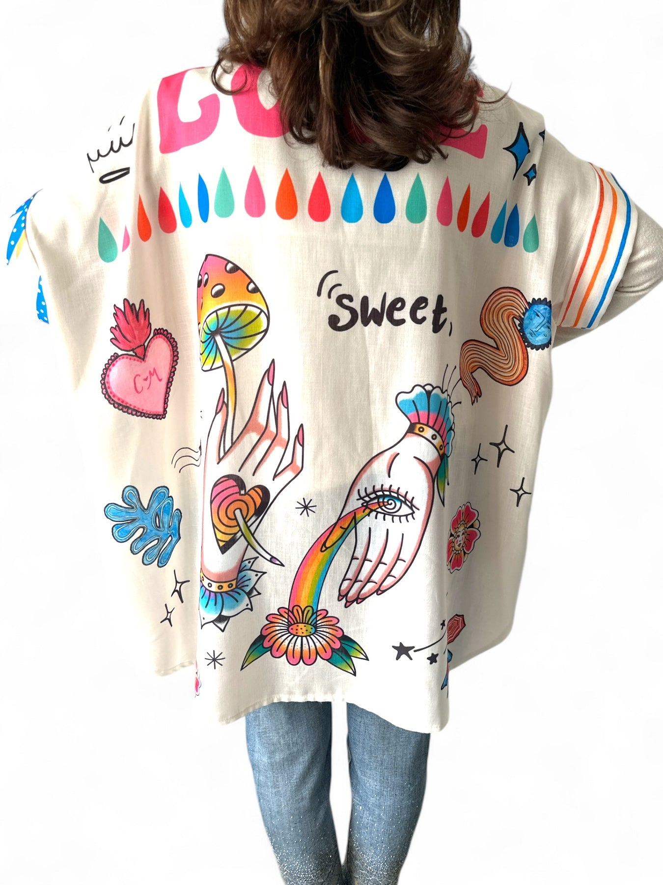 HEARTBEAT OVERSIZED SHIRT - So Cute by Dimi