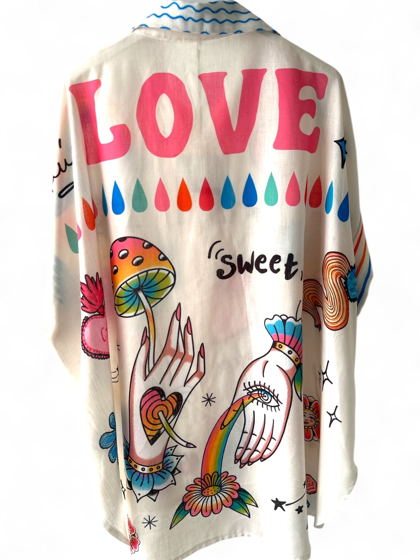 HEARTBEAT OVERSIZED SHIRT - So Cute by Dimi