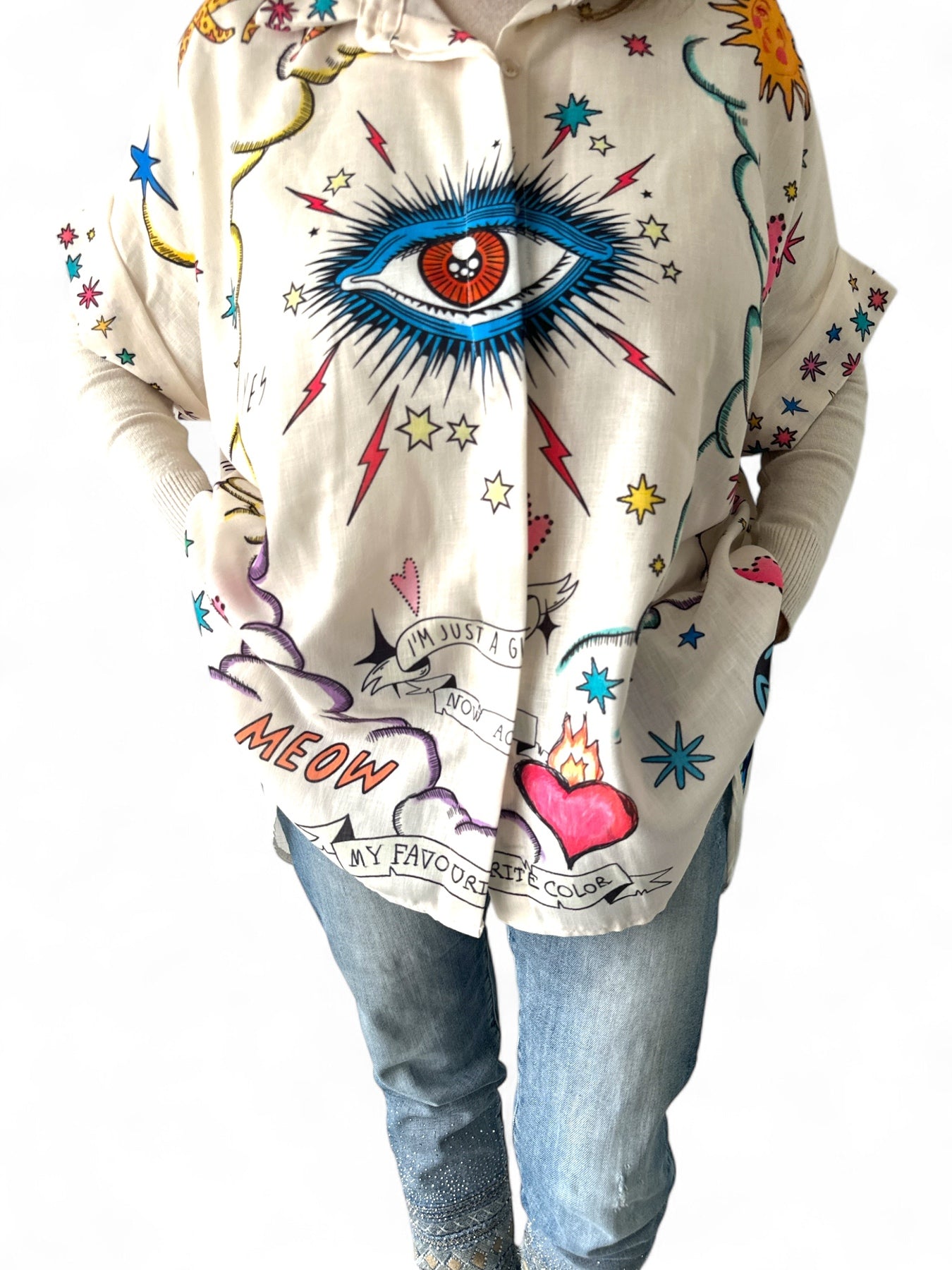 MYSTIC DREAMS OVERSIZED SHIRT - So Cute by Dimi