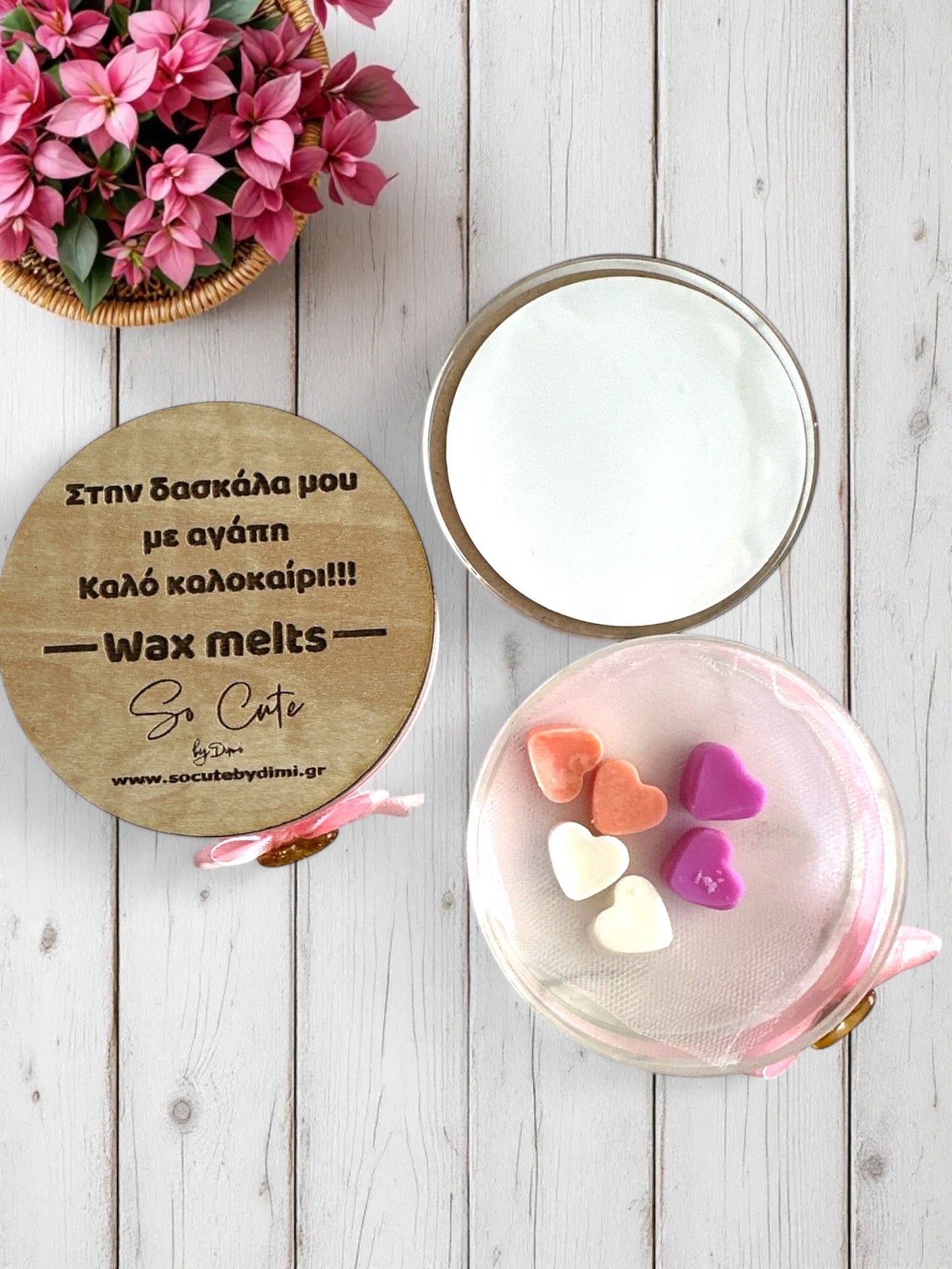 Wax Melts Box - Δώρο για δασκάλα με αφιέρωση - So Cute by Dimi
