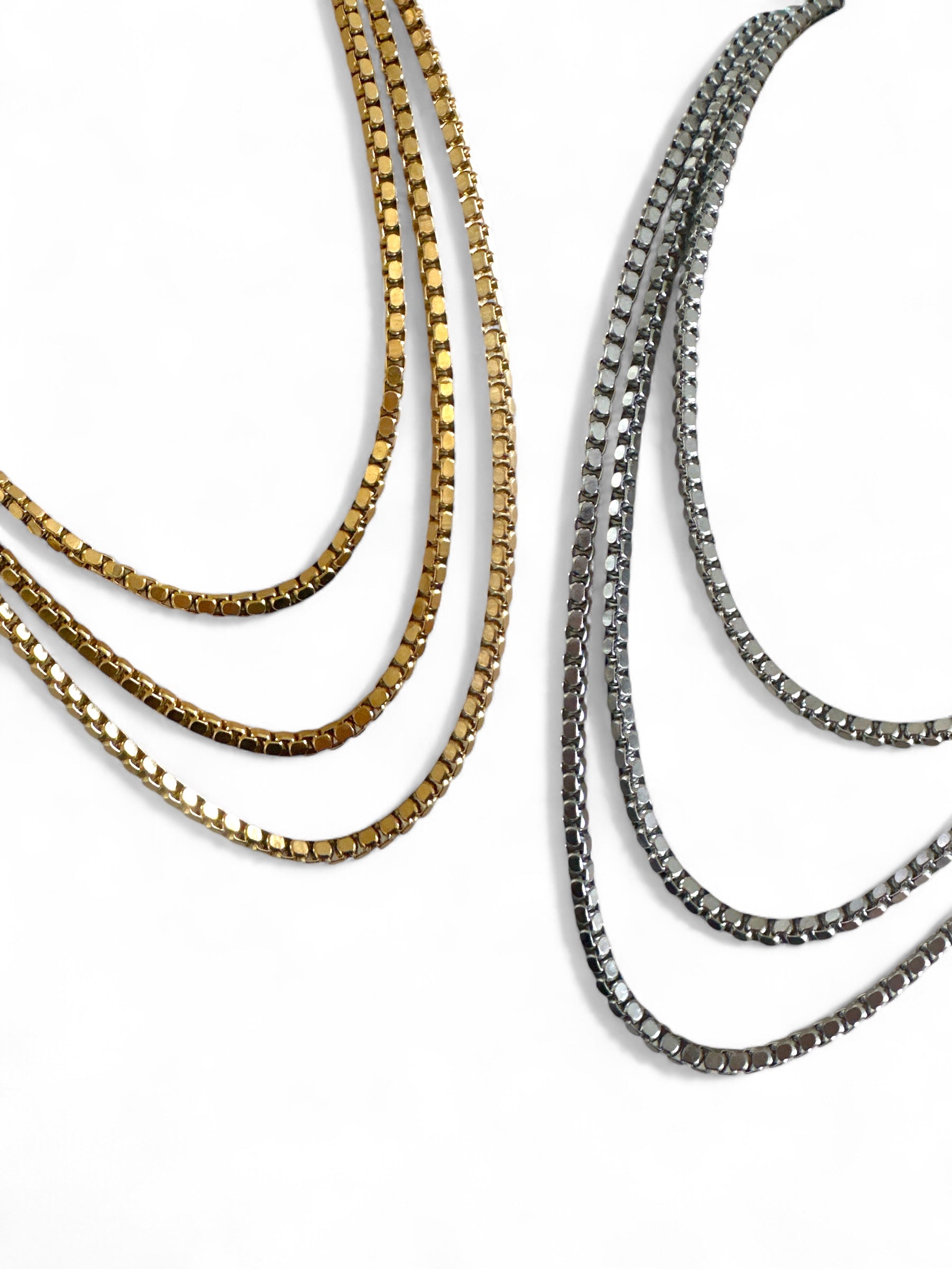 Link & Layer – Ατσάλινο Κολιέ σε 3 Μήκη - So Cute by Dimi