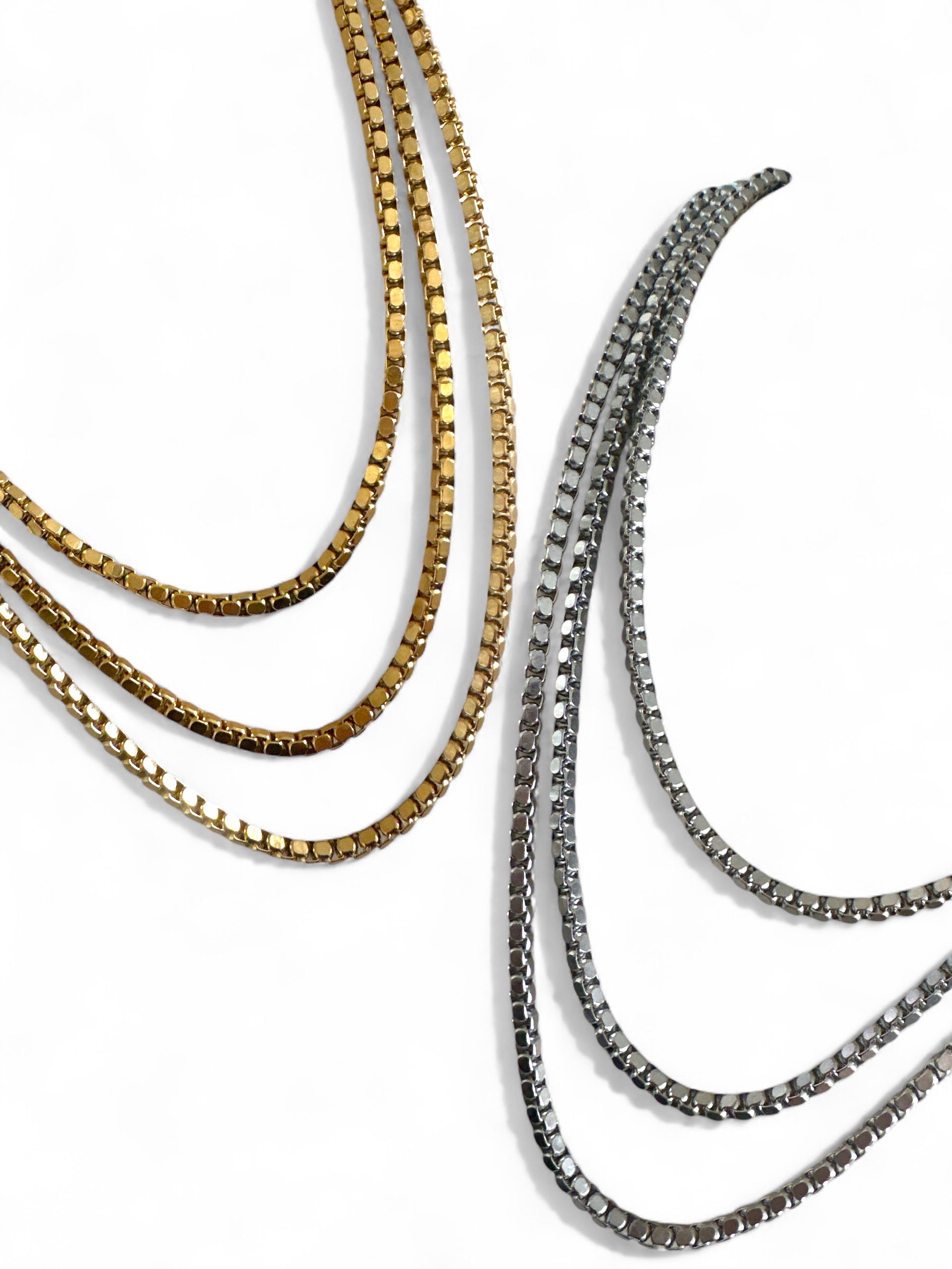 Link & Layer – Ατσάλινο Κολιέ σε 3 Μήκη - So Cute by Dimi