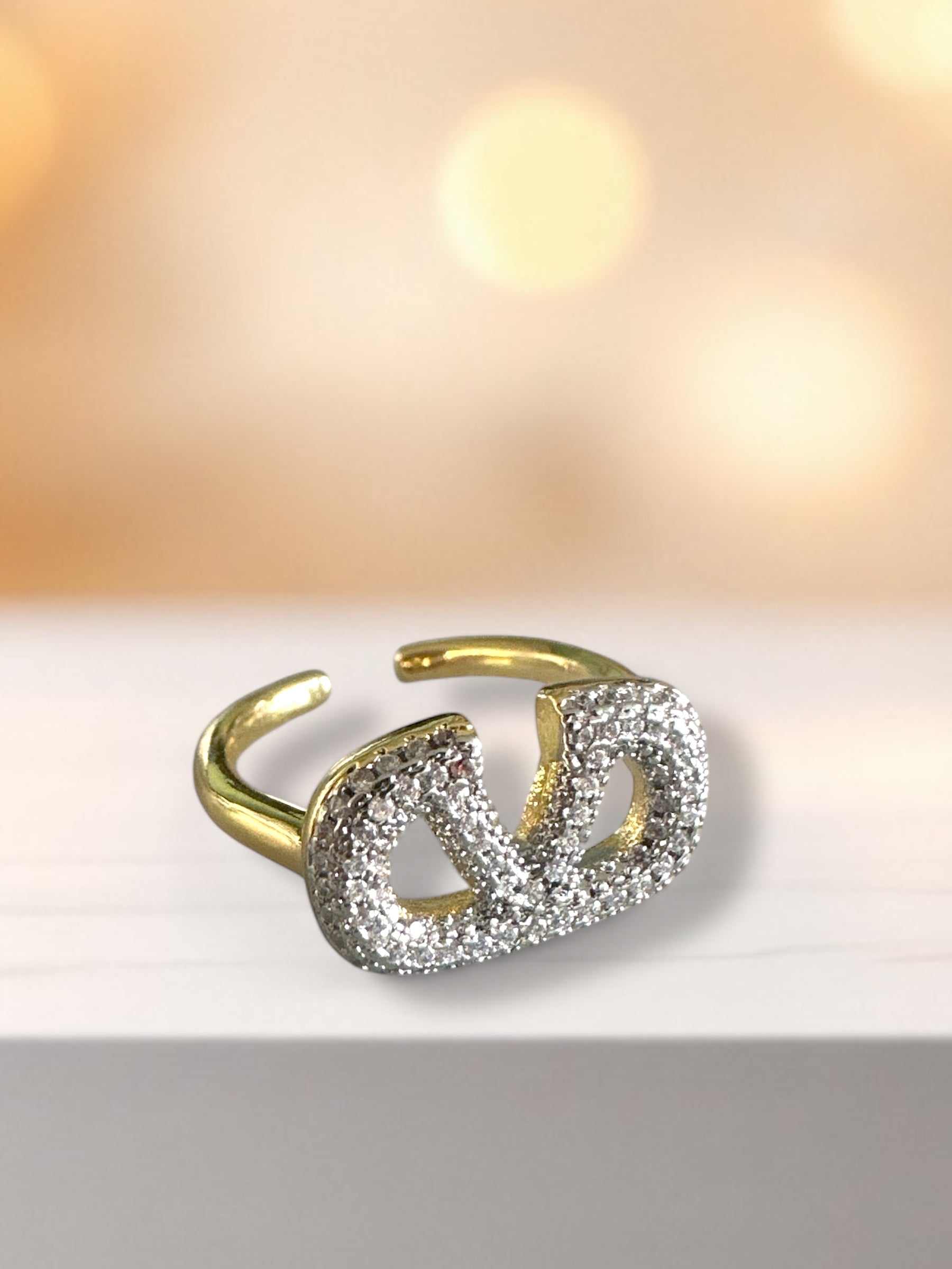 Zircon Logo Power Ring - So Cute by Dimi