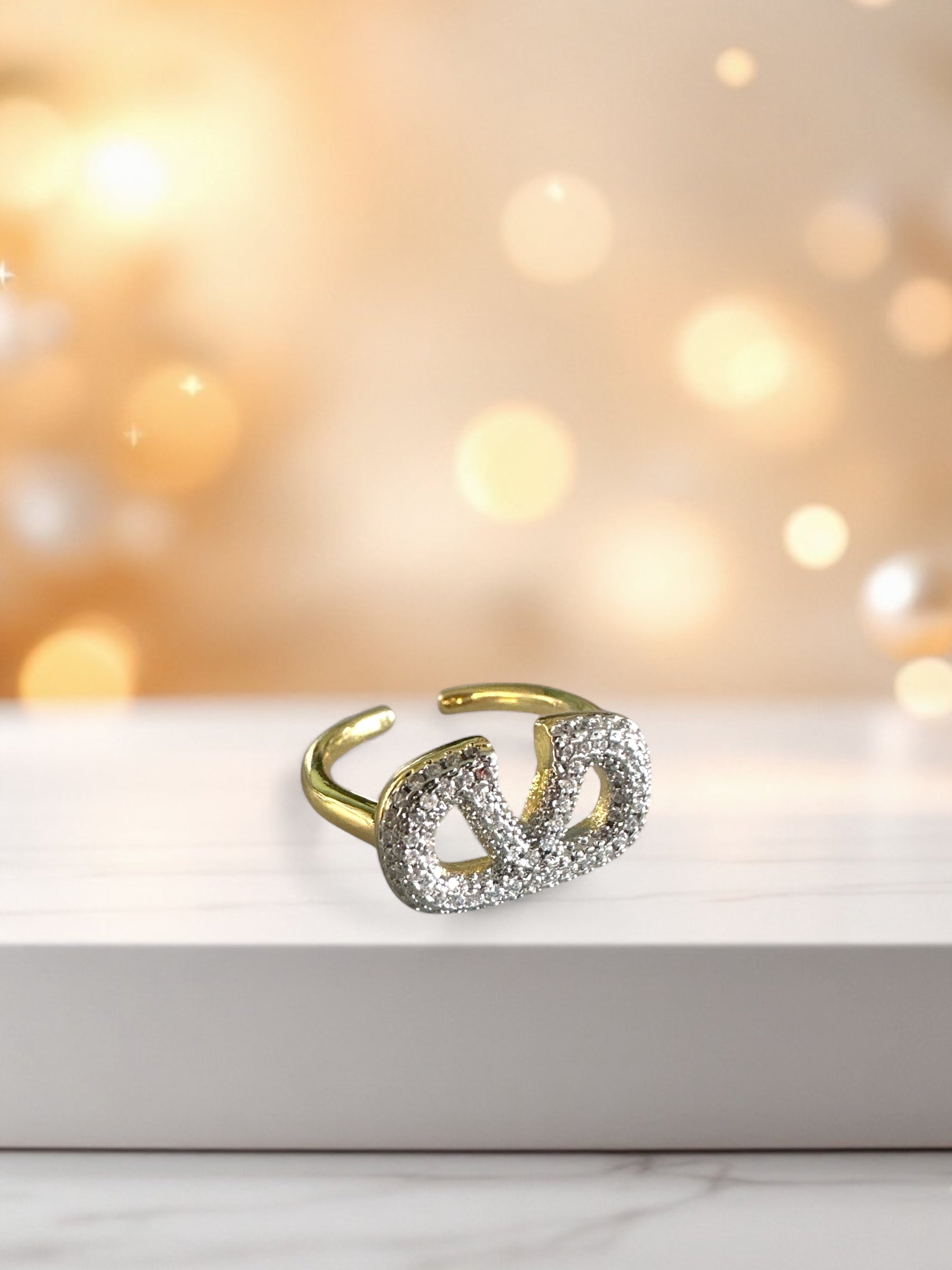 Zircon Logo Power Ring - So Cute by Dimi