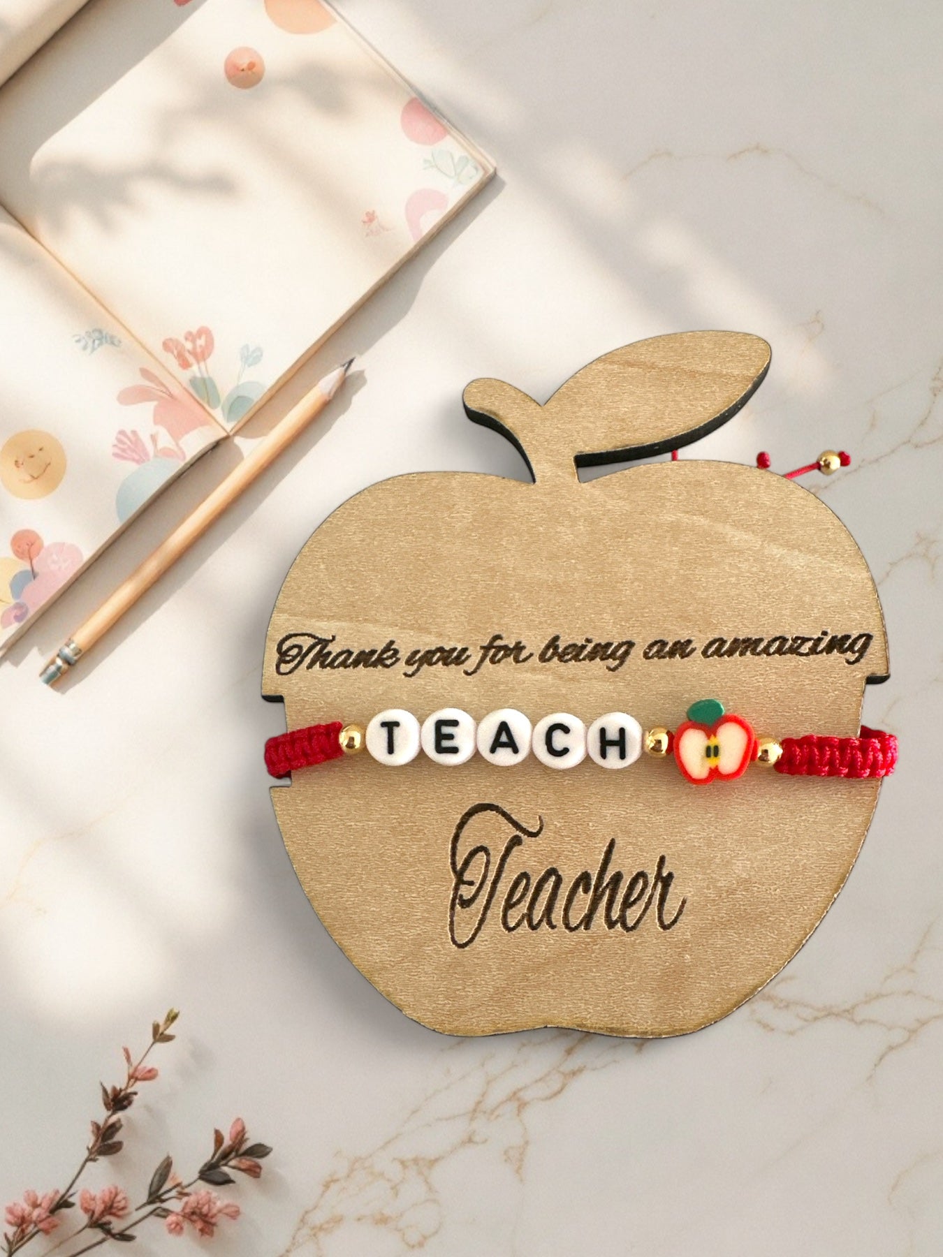 "Teach & Love" – Βραχιόλι για τη Δασκάλα - So Cute by Dimi