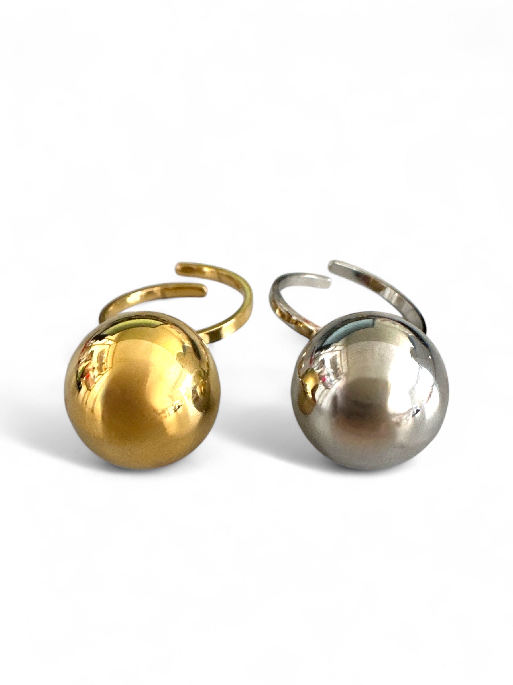 Bullet Dome Ring – Gold / Silver Stainless - So Cute by Dimi