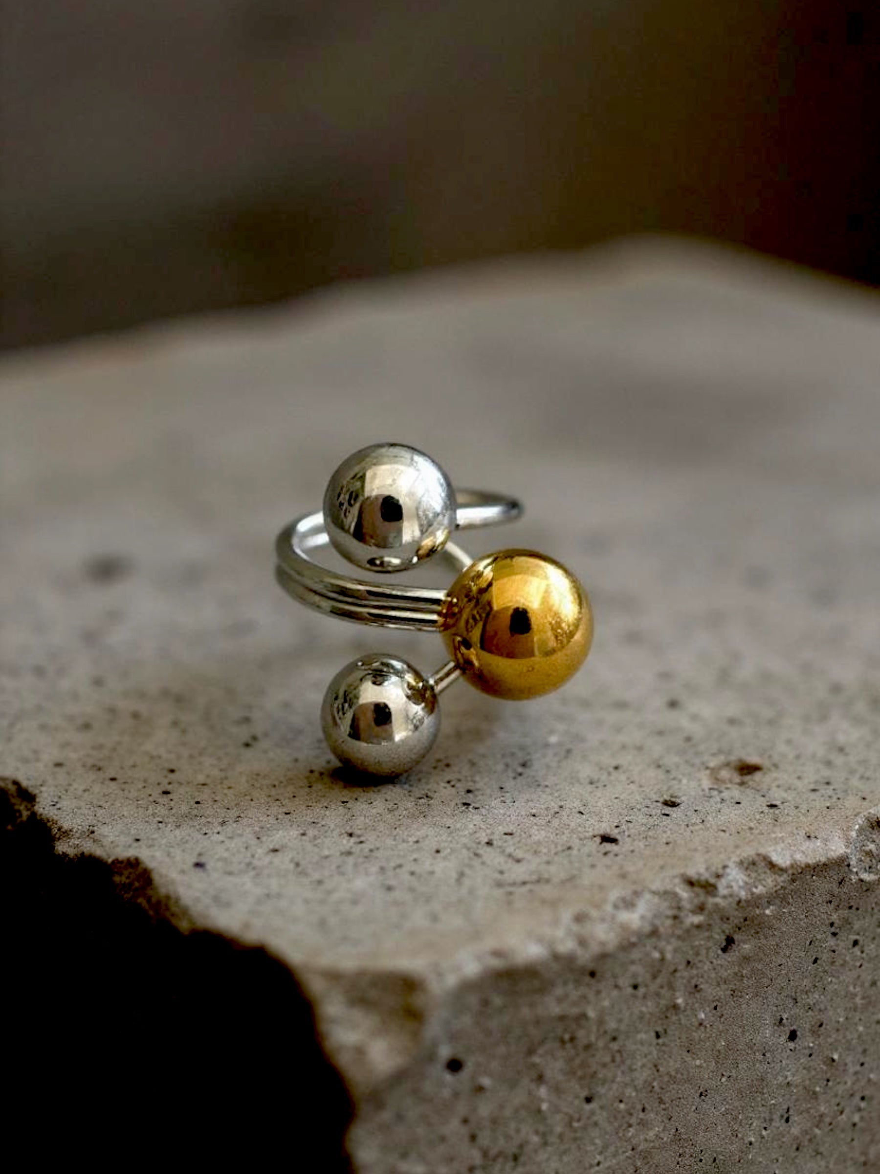 Luna Ring – One Size Dual Tone - So Cute by Dimi