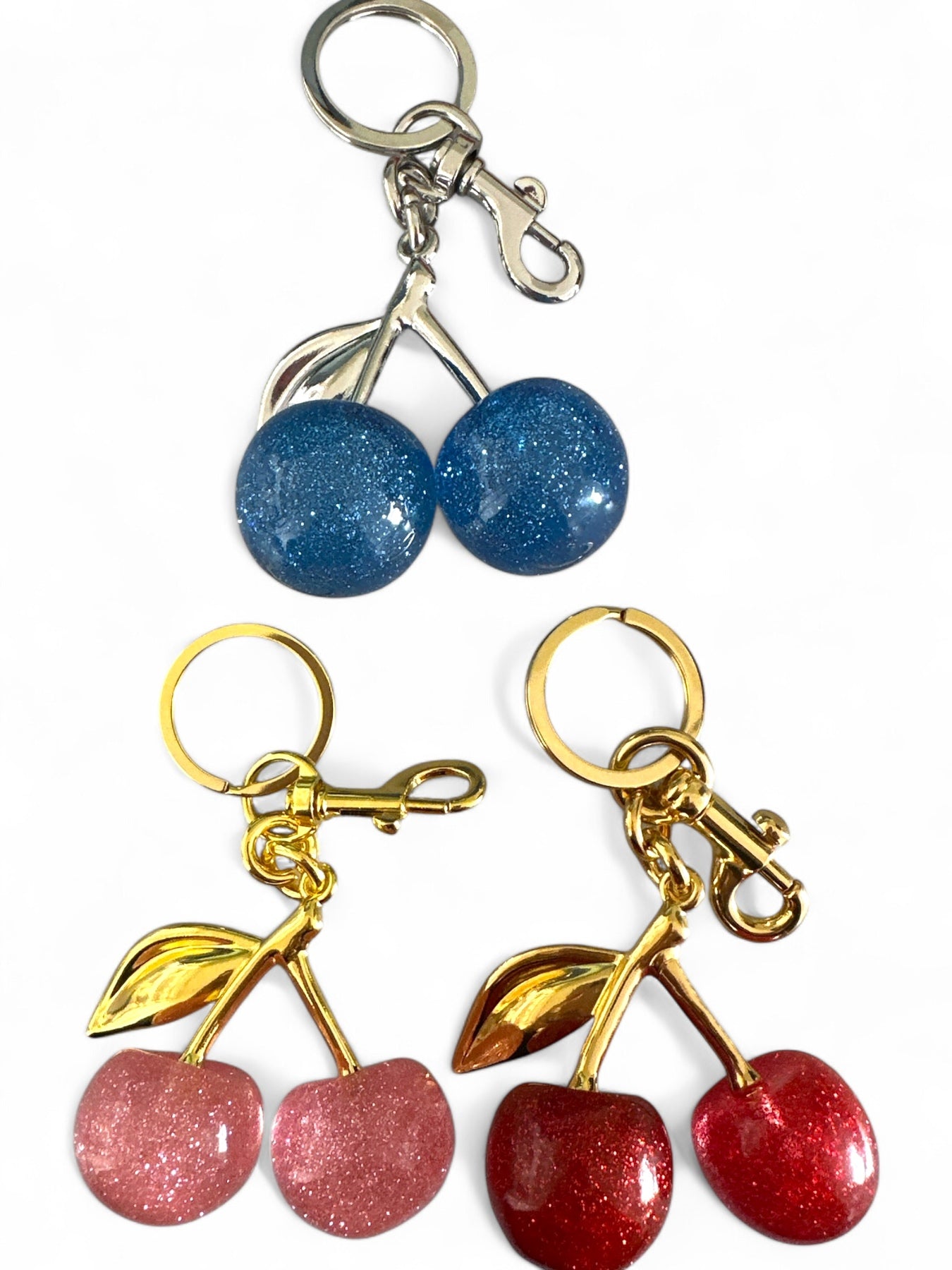 Cherry Sparkle Bag Charms - So Cute by Dimi