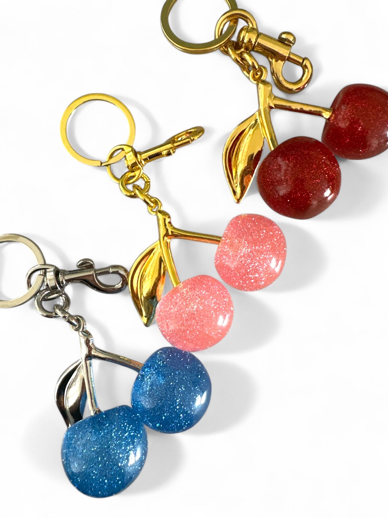 Cherry Sparkle Bag Charms - So Cute by Dimi