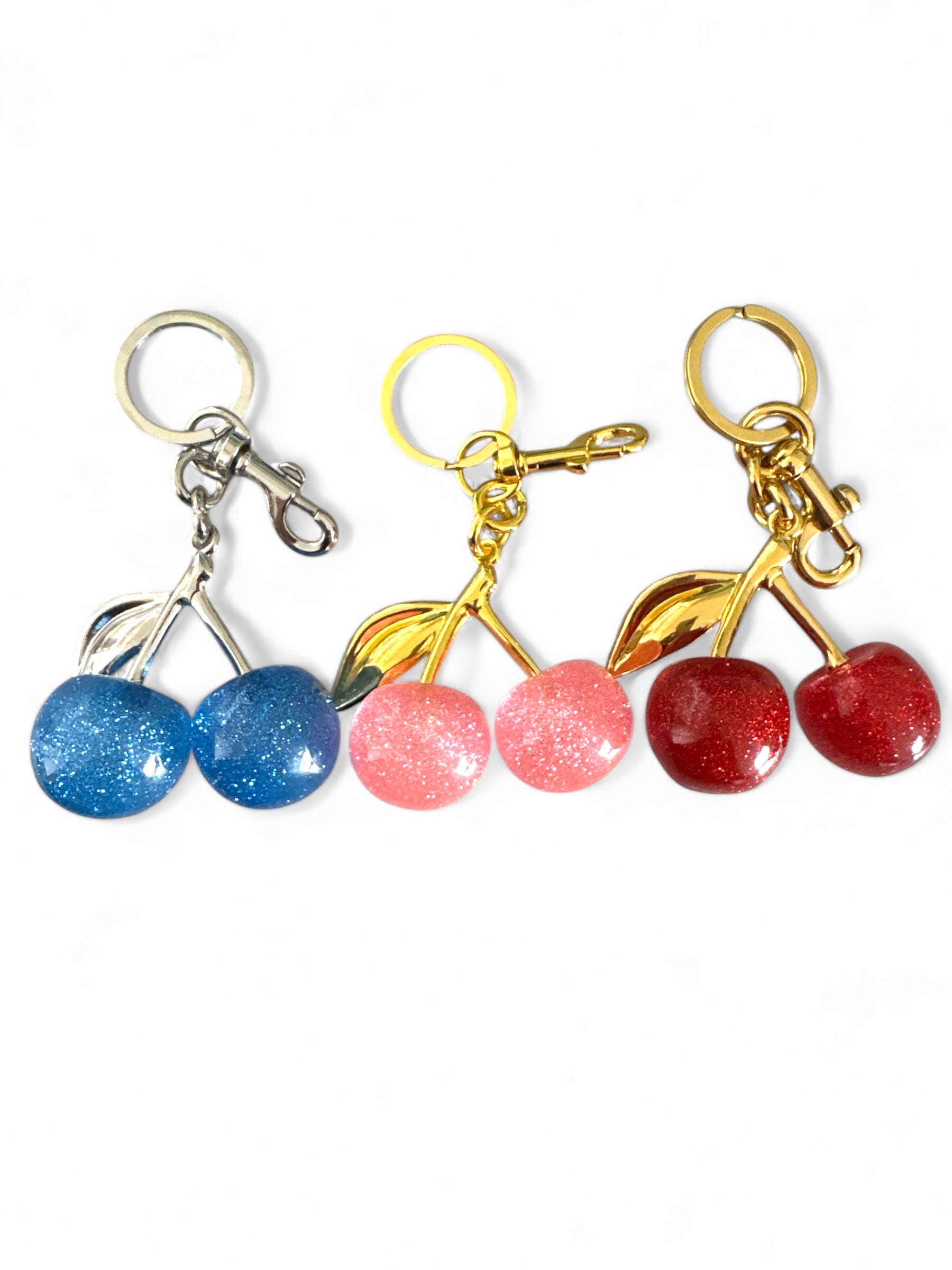 Cherry Sparkle Bag Charms - So Cute by Dimi