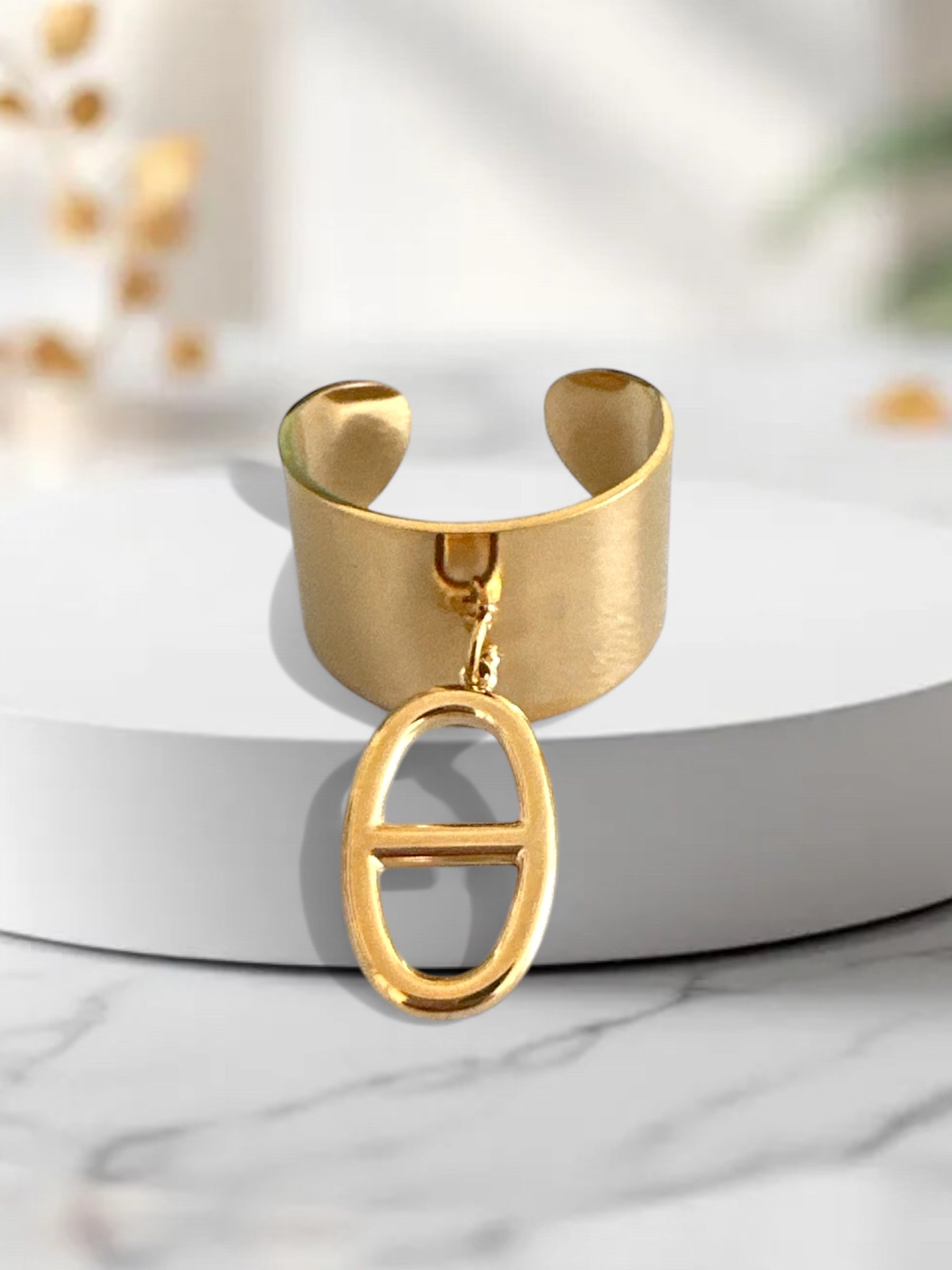 Bold Charm Ring – Gold & Silver - So Cute by Dimi