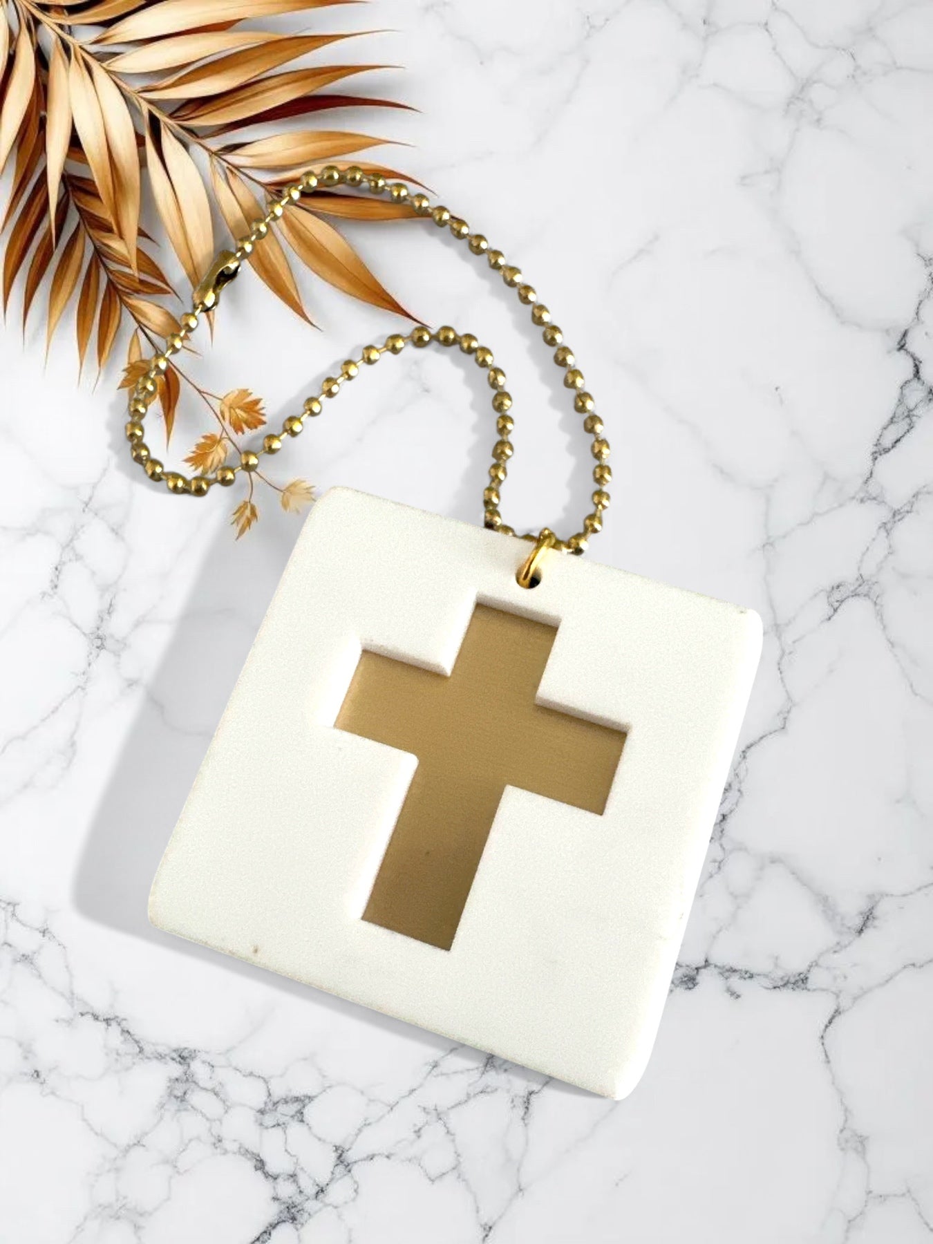 Γούρι αυτοκινήτου Cross Minimal ✝️ - So Cute by Dimi